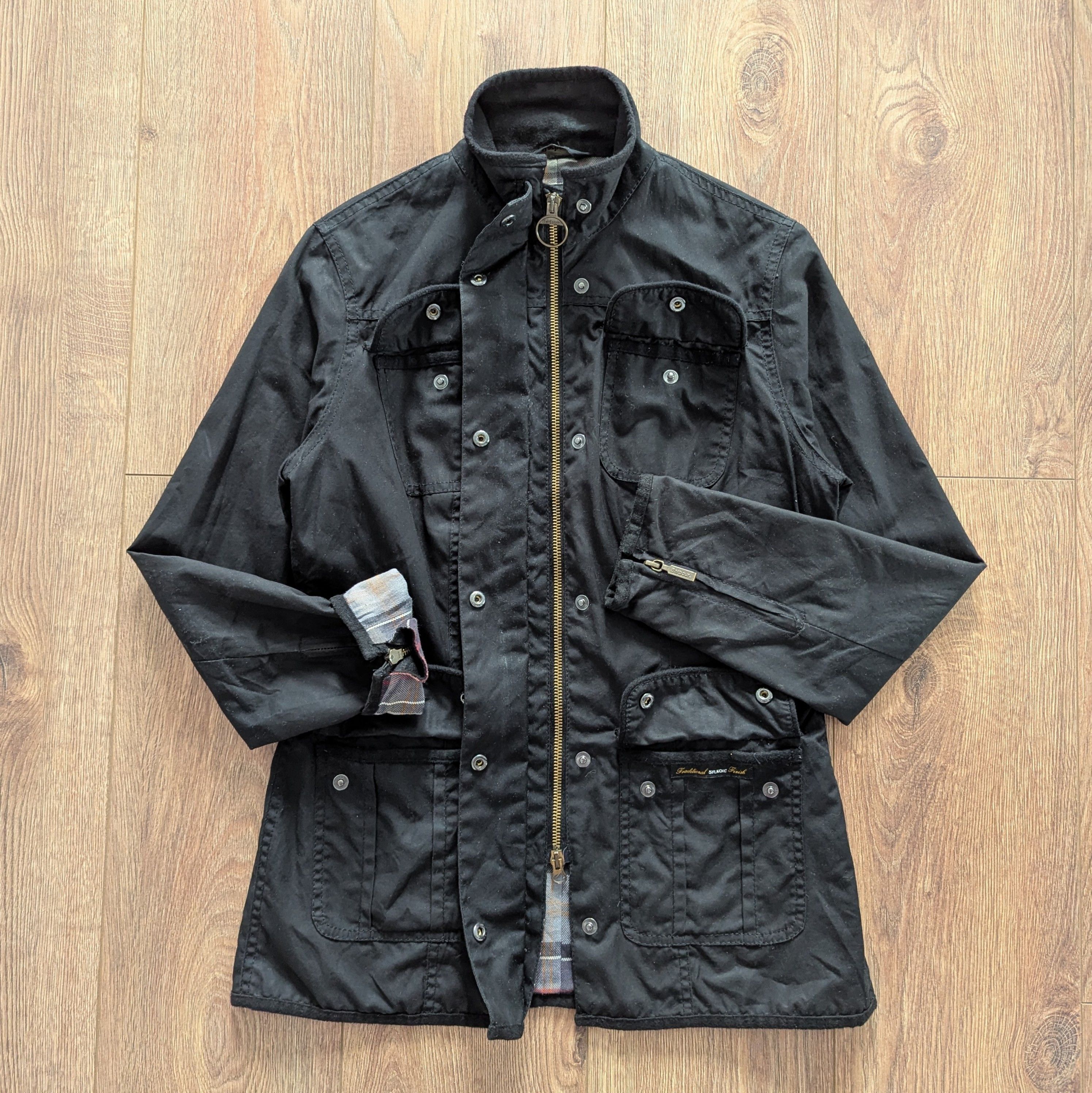 Barbour Barbour Ladies Utility Wax Jacket British Style Waxed Cotton Size S / US 4 / IT 40 - 8 Thumbnail