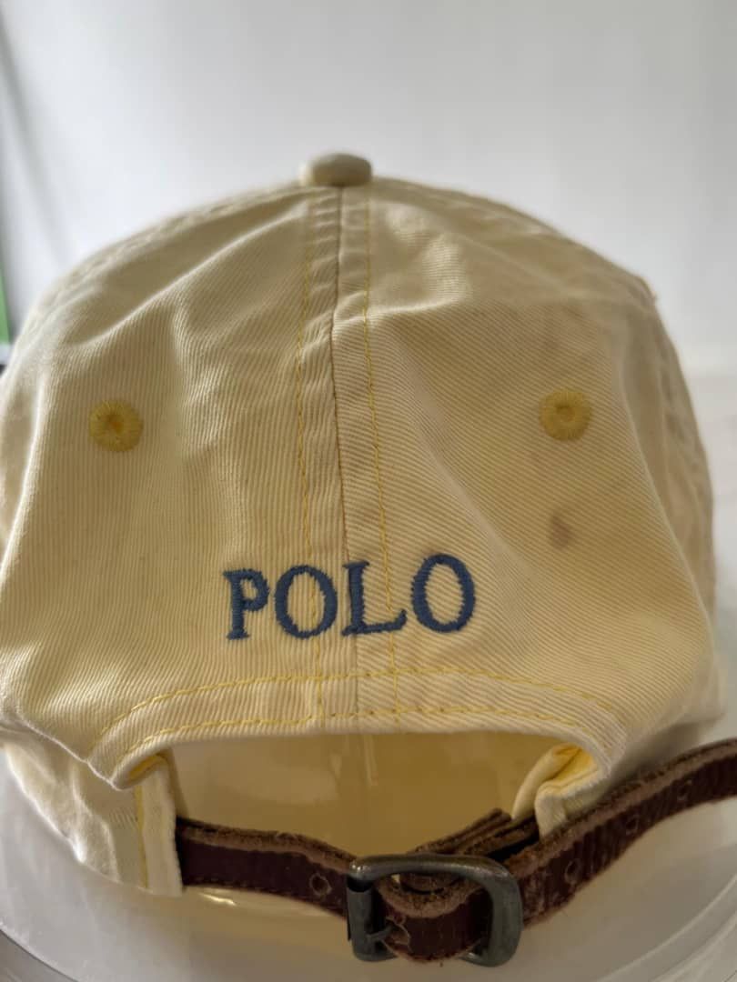 Polo Ralph Lauren VINTAGE POLO RALPH LAUREN SMALL PONY ADJUSTABLE LEATHER HAT Size ONE SIZE - 14 Thumbnail