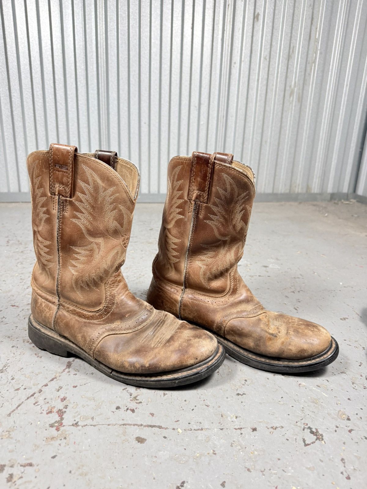 Ariat Vintage Ariat 2000s Round Toe Western Cowboy Boots Size US 10 / EU 43 - 2 Thumbnail