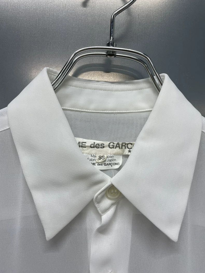 Comme des Garcons Comme Des Garcons Long Sleeve Shirt with Transparent Point Size XS / US 0-2 / IT 36-38 - 5 Thumbnail
