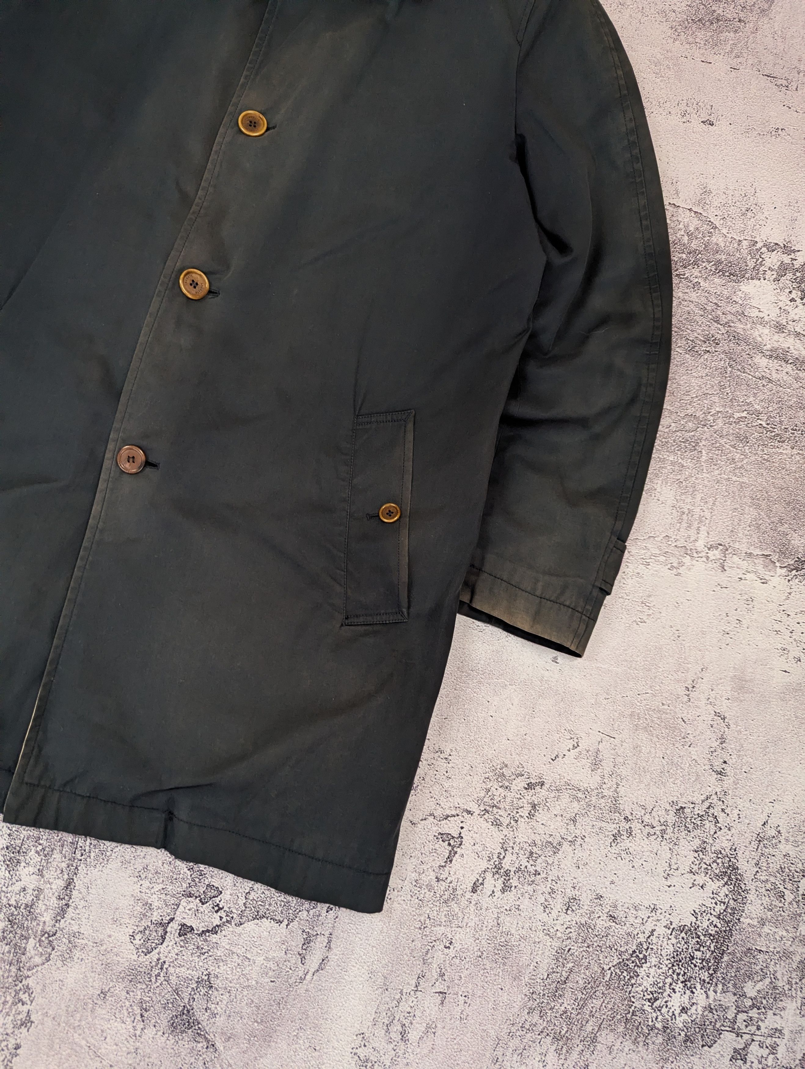 Lacoste VTG Lacoste Faded Distressed Trench Coat 52 Size US L / EU 52-54 / 3 - 3 Thumbnail