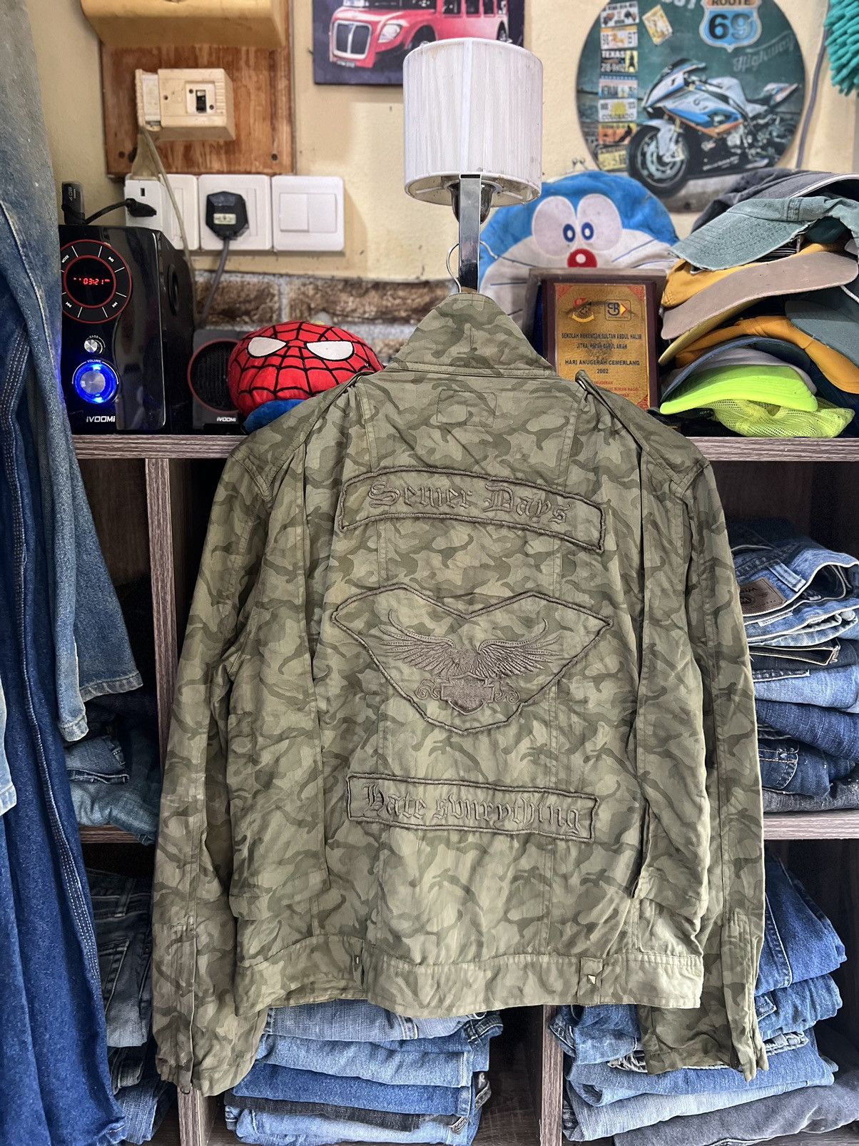 Other 🔥Rare Camo Bondage Zipper Jacket Size US M / EU 48-50 / 2 - 3 Thumbnail