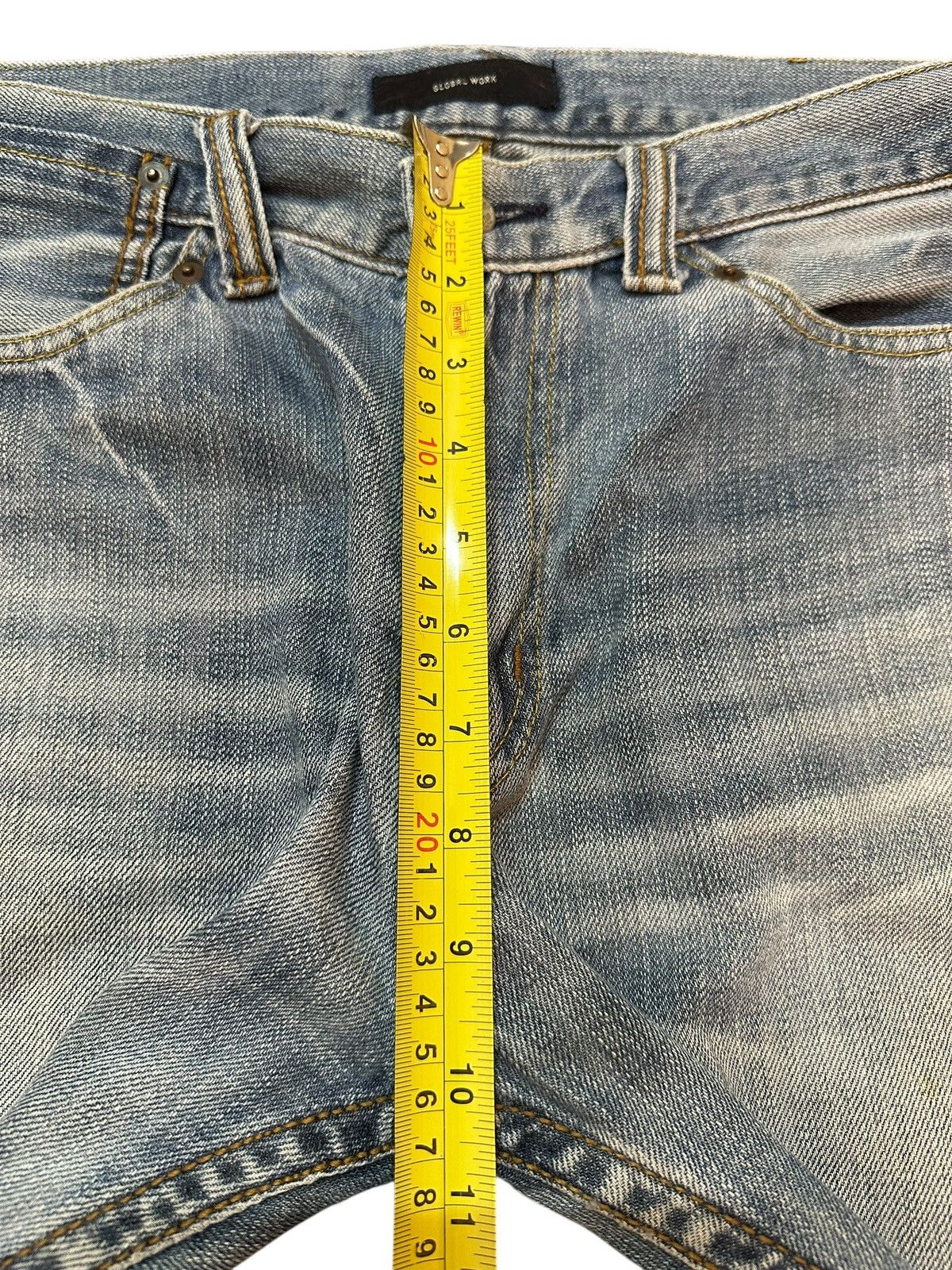 Acne Studios Vintage Japanese Brand Blue Faded Wash Distress Loose Jeans Size US 32 / EU 48 - 14 Thumbnail