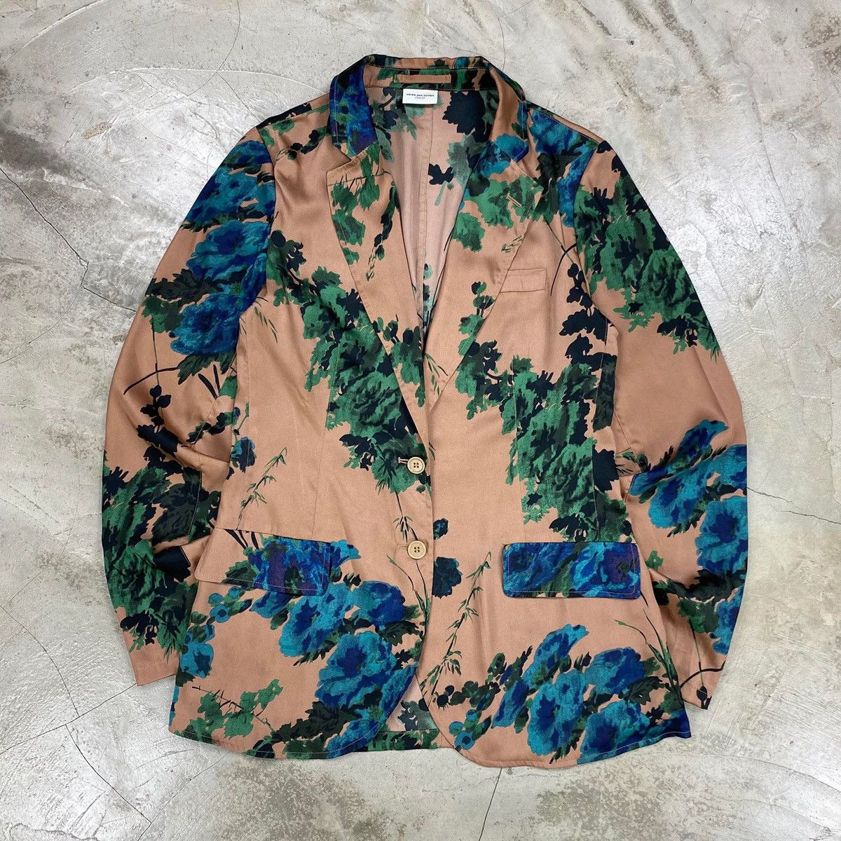 Dries Van Noten FW2019 Floral Viscose Blazer Size 38S - 1 Thumbnail