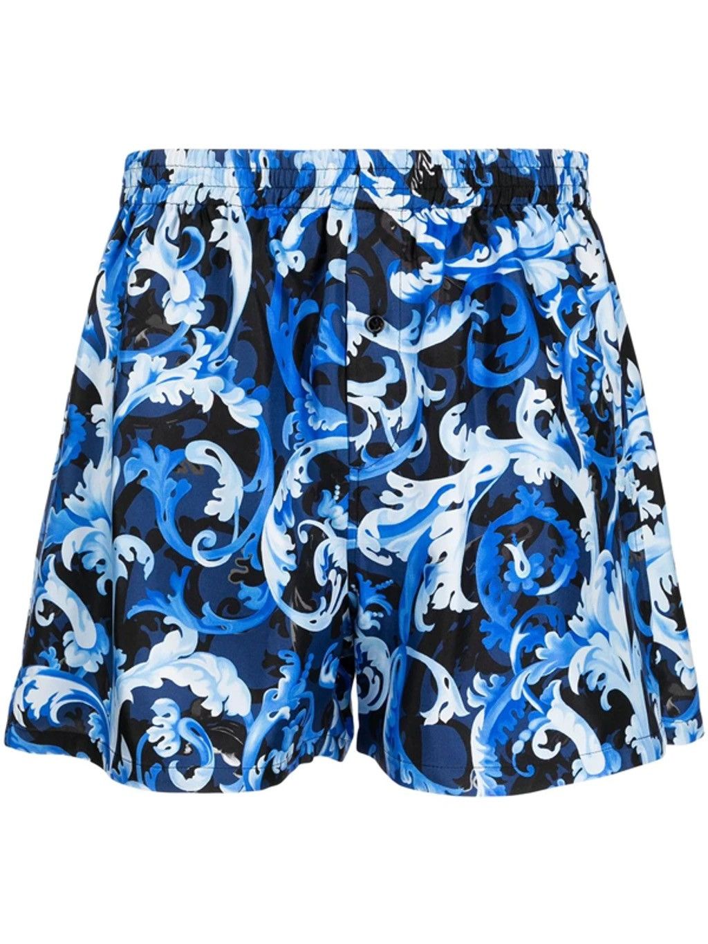 Versace Versace Men's Barocco Camo-print Silk Shorts Size US 34 / EU 50 - 6 Thumbnail