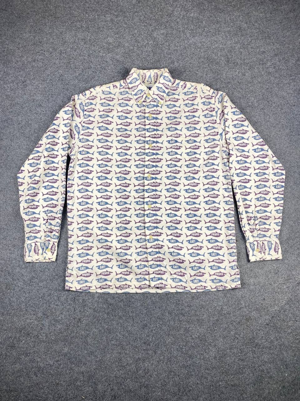 Reyn Spooner vintage reyn spooner all over print shirt nice design Size US S / EU 44-46 / 1 - 1 Thumbnail
