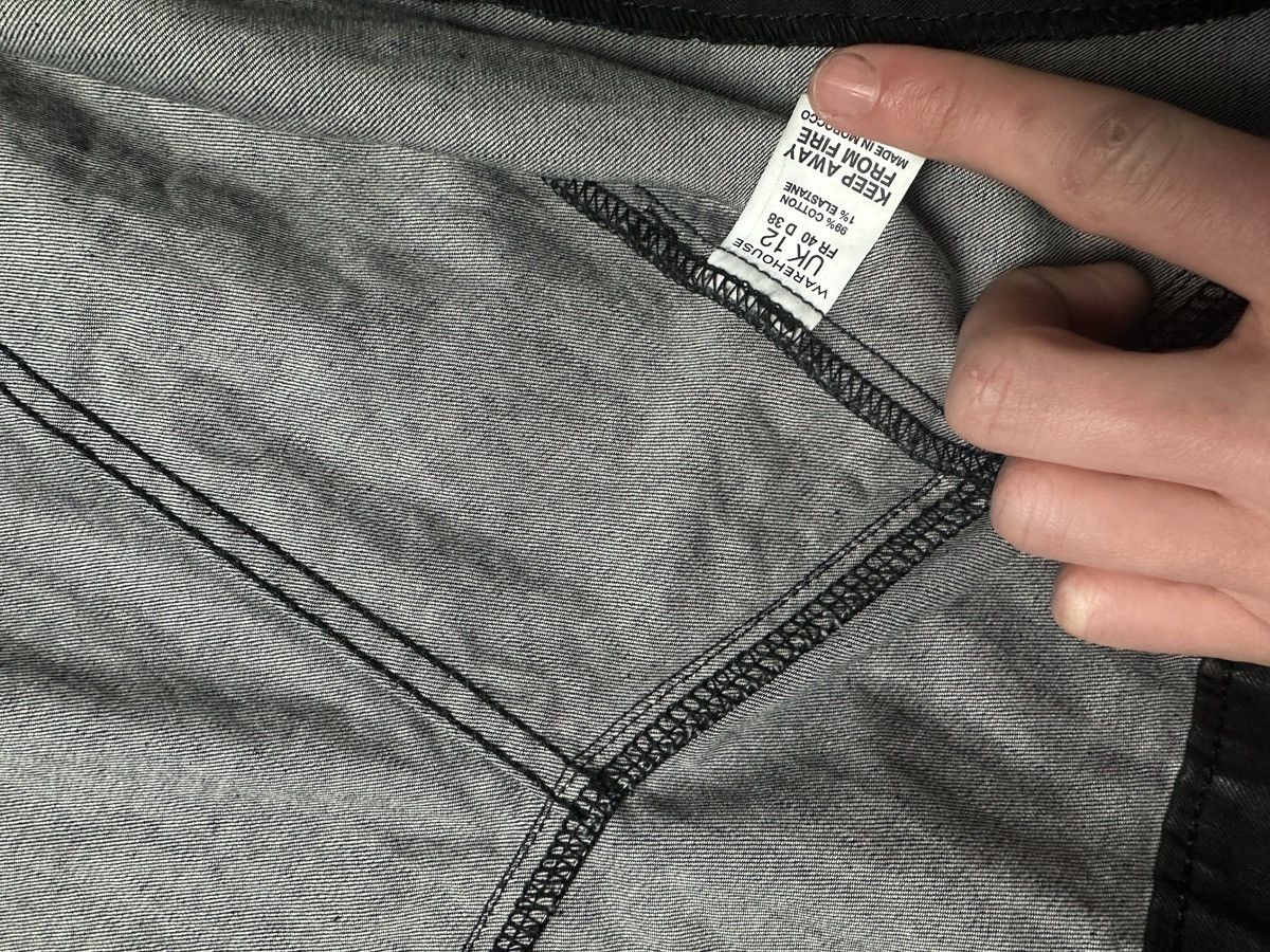 Other 🚨Y2K RICK OWENS TYPE DIRTY SLIM FIT ZIP DENIM JACKET Size M / US 6-8 / IT 42-44 - 7 Thumbnail