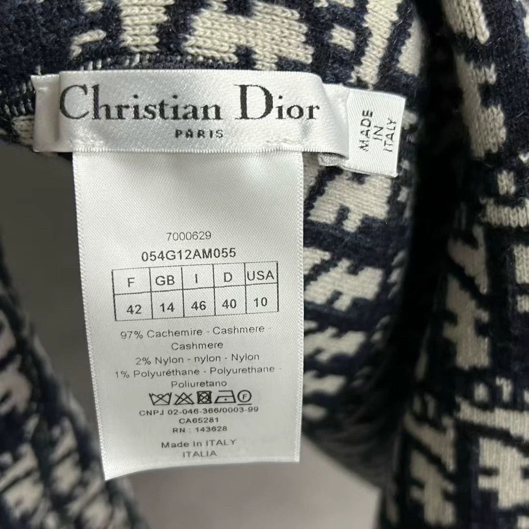 Dior navy blue reversible zip-up hoodie Size US L / EU 52-54 / 3 - 4 Thumbnail