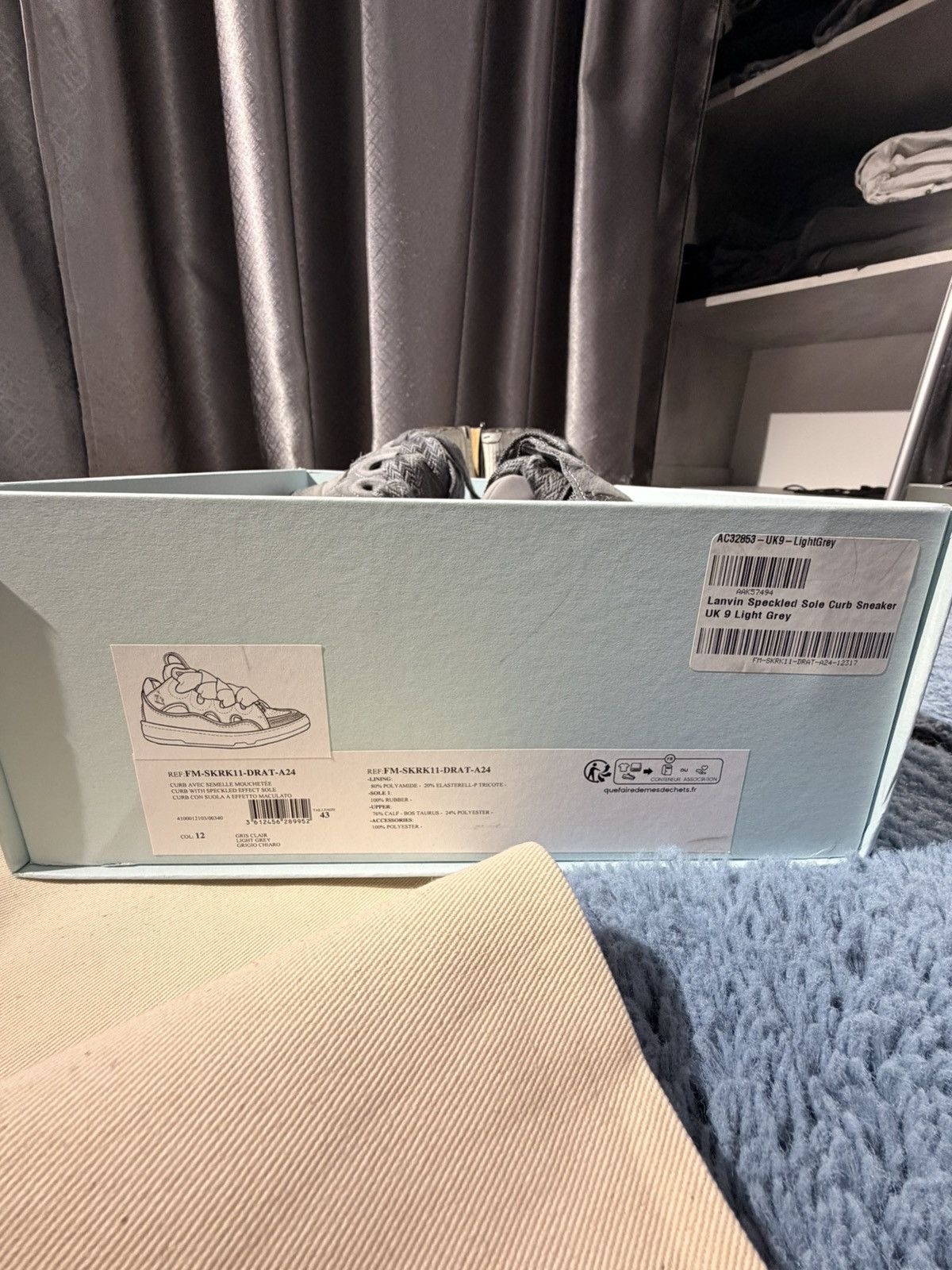 Lanvin Lanvin Curb Grey Shoes Size US 10 / EU 43 - 5 Thumbnail