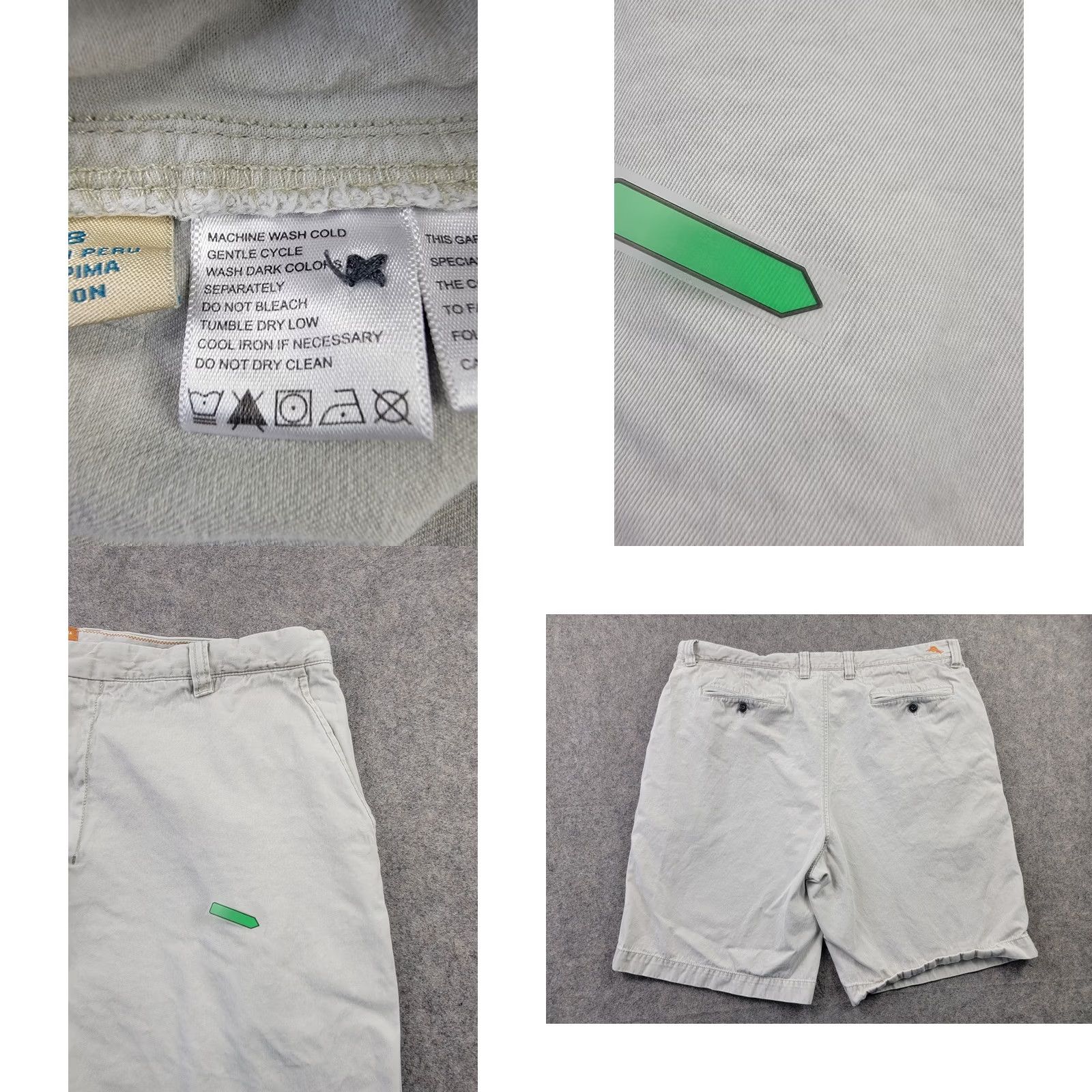 Tommy Bahama Tommy Bahama Shorts Mens 38 Beige 100% Pima Cotton Casual Beach Classic Size US 38 / EU 54 - 8 Thumbnail