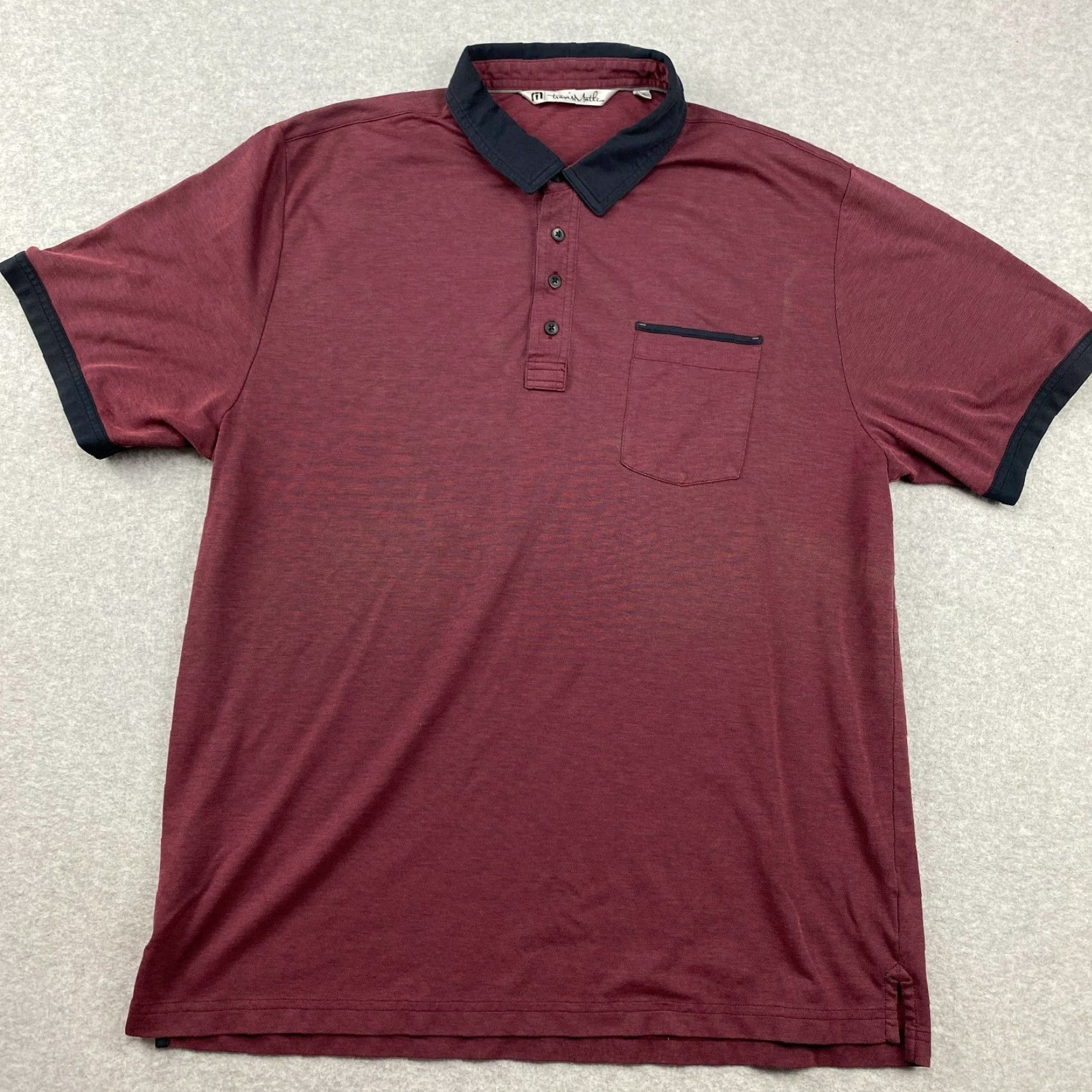 TravisMathew Travis Mathew Shirt Polo Mens 2XL Red Golf Modern Size US XXL / EU 58 / 5 - 2 Thumbnail