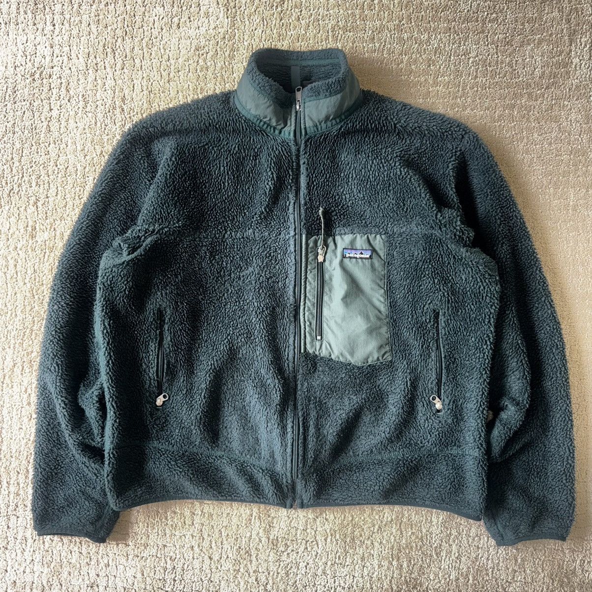 Patagonia Vintage Patagonia Deep Pile fleece pine green🌲 Size US XL / EU 56 / 4 - 1 Thumbnail