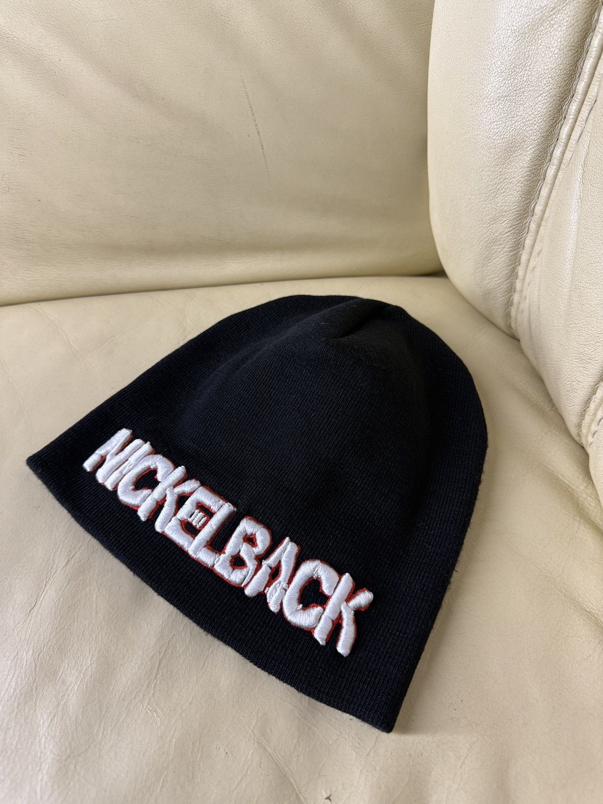 Band Tees Vintage Nickelback Beanie Hat embroidered logo Size ONE SIZE - 1 Thumbnail