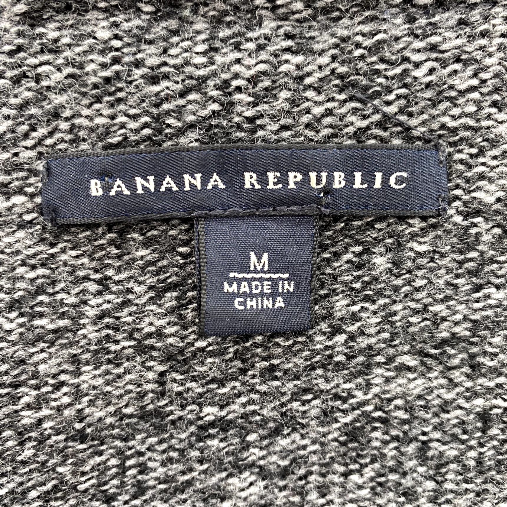 Banana Republic Banana Republic Cardigan Womens Medium Gray Open Lambswool Cashmere Corpcore Academia Sweater Size M / US 6-8 / IT 42-44 - 2 Thumbnail