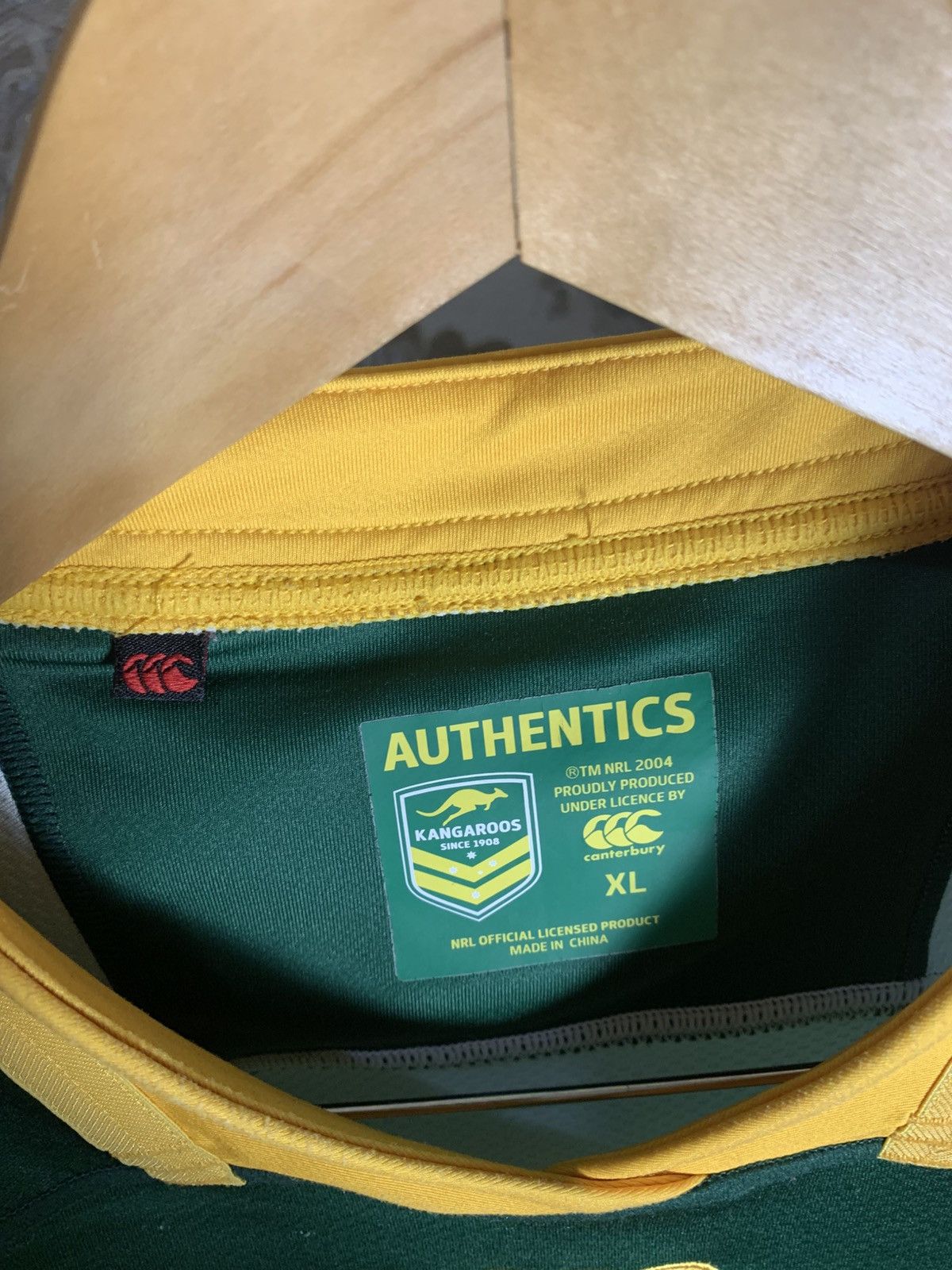 Canterbury of New Zealand VINTAGE CANTERBURY NRL AUSTRALIA RUGBY JERSEY RETRO Y2K 90s Size US XL / EU 56 / 4 - 5 Thumbnail