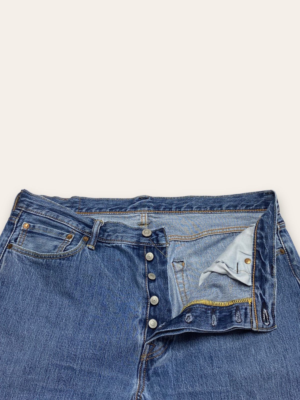 Jean Vintage LEVI'S Denim Blue Colour Baggy Jeans Size US 36 / EU 52 - 6 Thumbnail