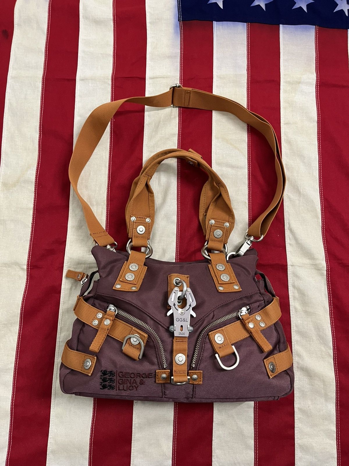 George Gina & Lucy George Gina & Lucy "Lovely Devil" Multi Pocket Zip Bag Size ONE SIZE - 1 Thumbnail
