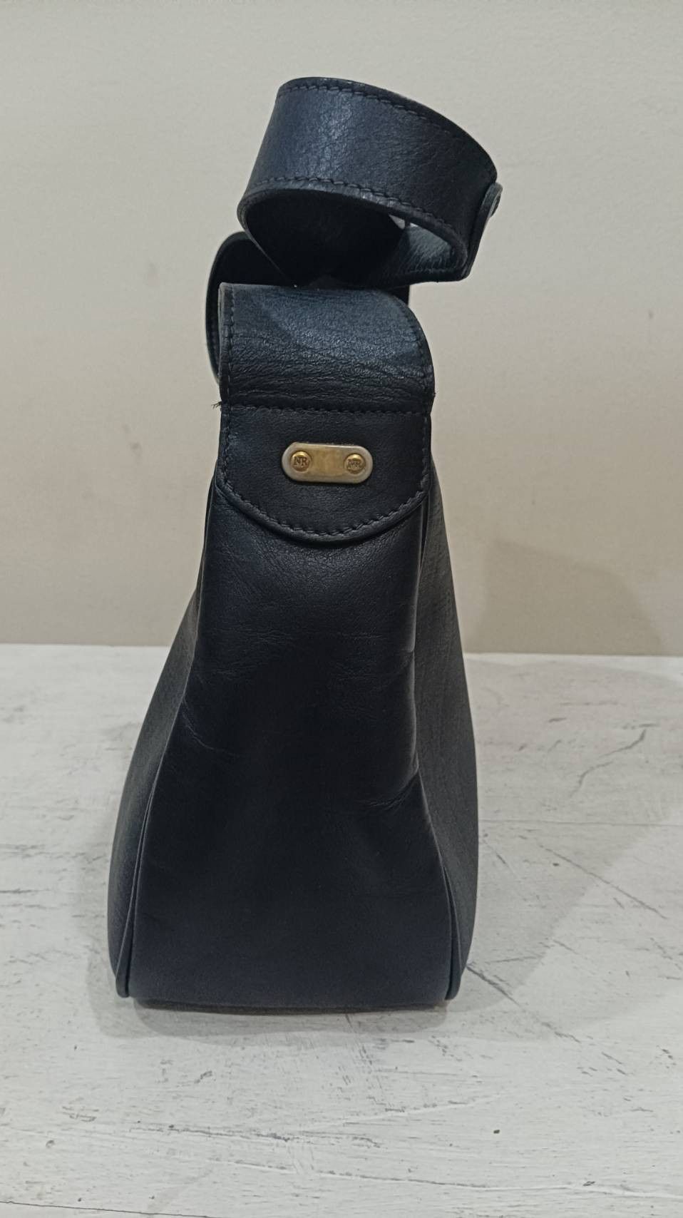 Nina Ricci × Vintage 80's Nina Ricci Leather Purse/Shoulder Strap/Signature Print Size ONE SIZE - 5 Thumbnail