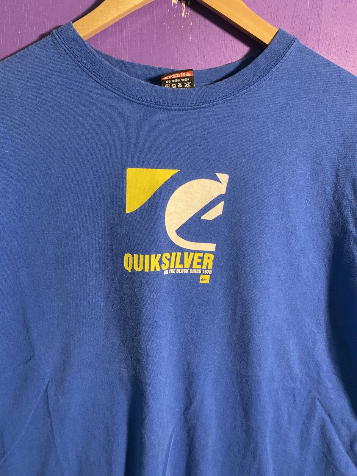 Quiksilver Vintage 00s Quiksilver box logo t-shirt Size US XL / EU 56 / 4 - 3 Thumbnail