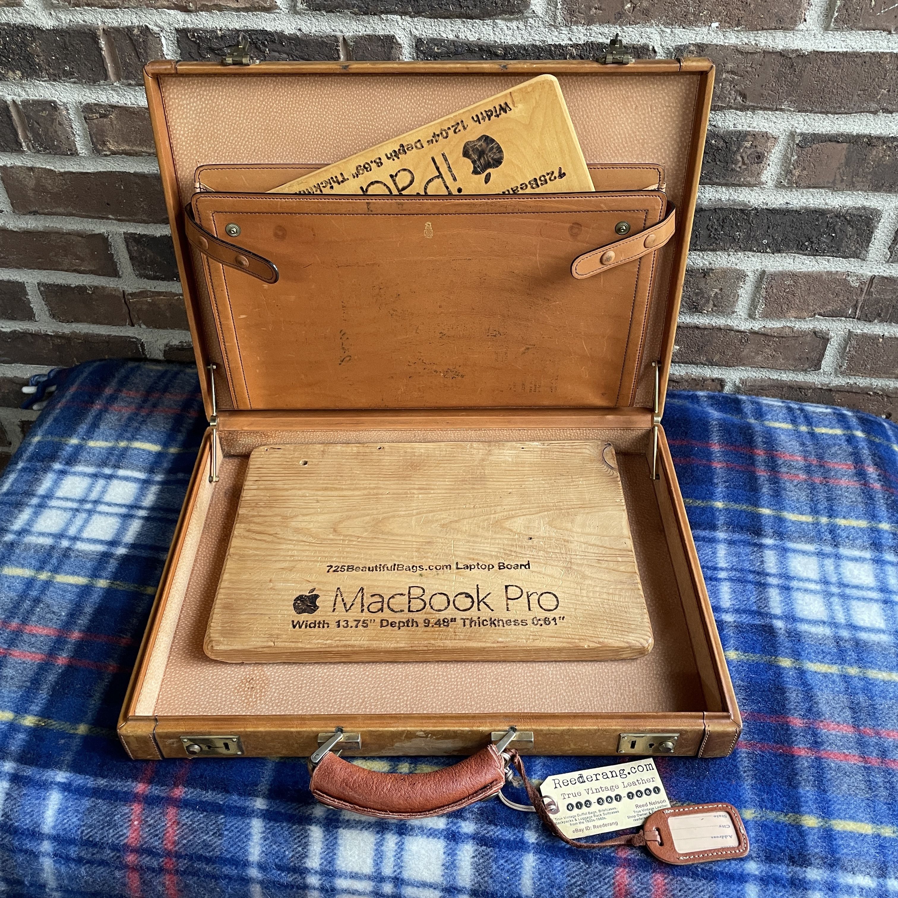 Mark Cross RARE VTG 70s MARK CROSS LEATHER ATTACHE BAG R$2898 Size ONE SIZE - 20 Thumbnail