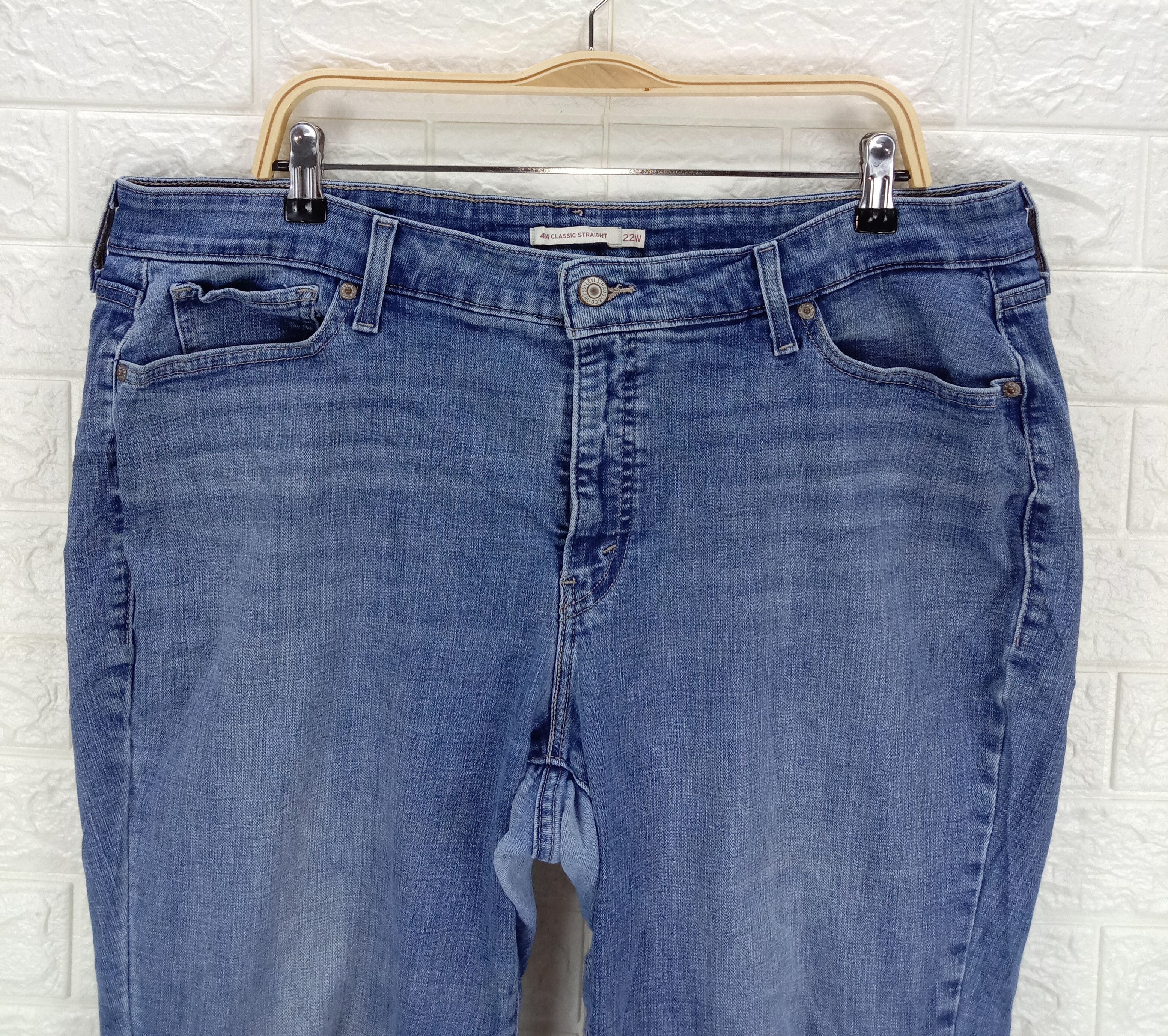 Levi's Vintage Levi's Classic Straight Jeans Size 38" / US 16 / IT 52 - 2 Thumbnail