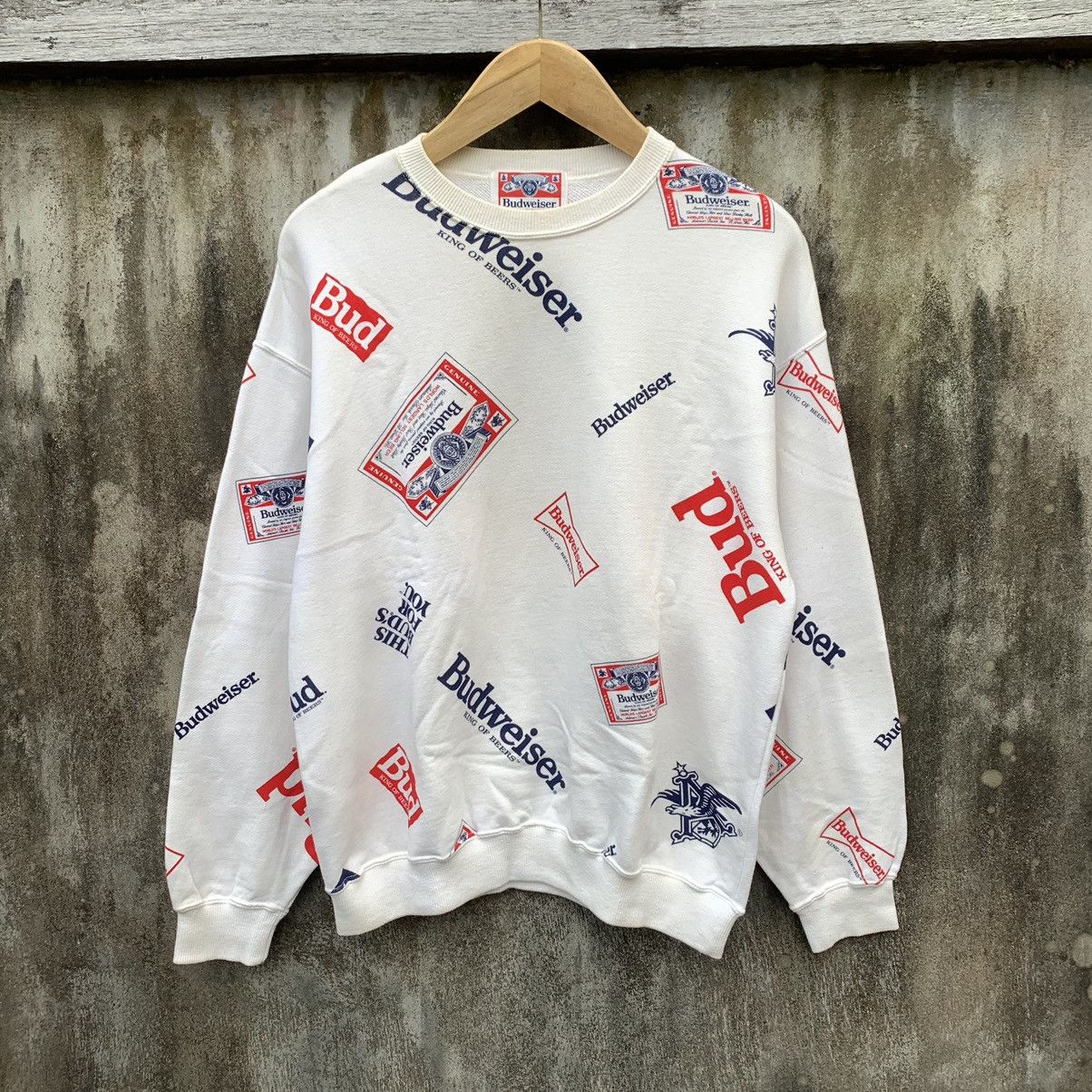 Budweiser VINTAGE BUDWEISER CREWNECK Size US M / EU 48-50 / 2 - 9 Thumbnail