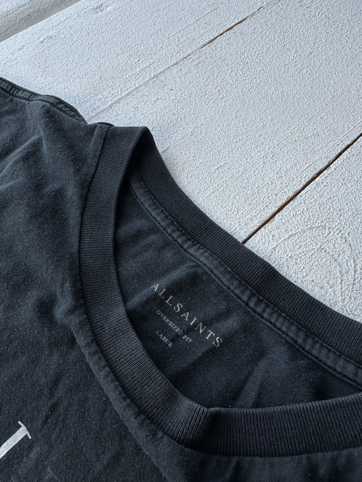 Allsaints 🚨ALLSAINTS GRAY T-SHIRT LUXURY OPIUM Y2K LUXURY Size US L / EU 52-54 / 3 - 5 Thumbnail