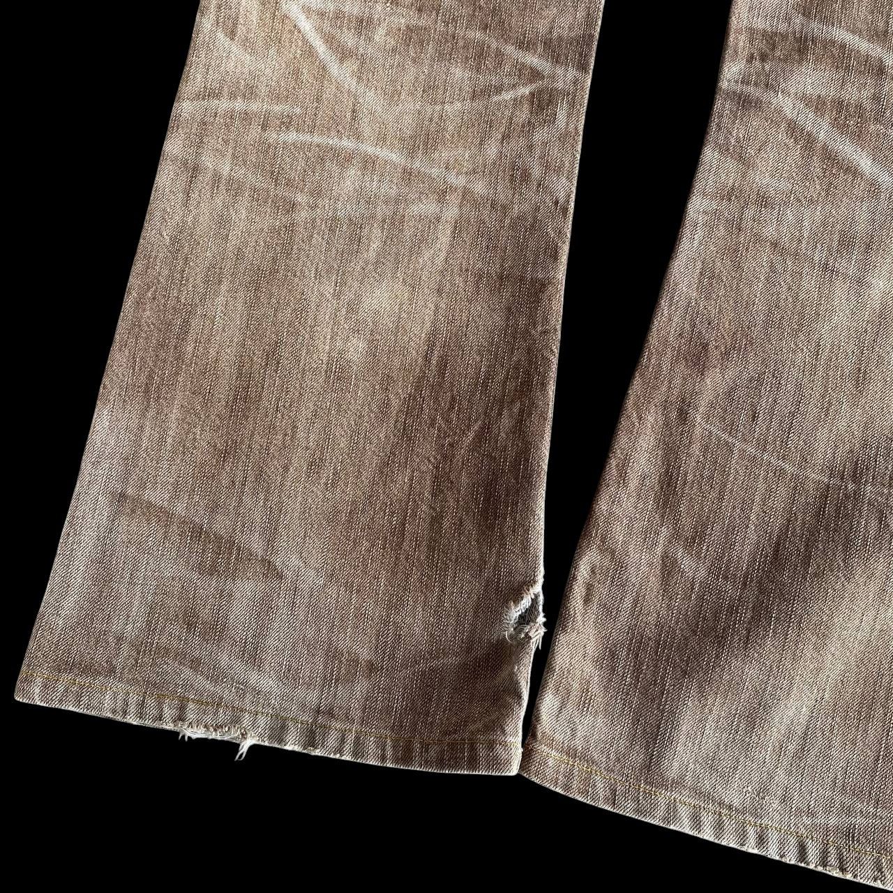 Edwin × Vintage FLARED VINTAGE EDWIN BLUETRIP JAPAN BROWNCLAWMARK DISTRESSED Size US 28 / EU 44 - 9 Thumbnail