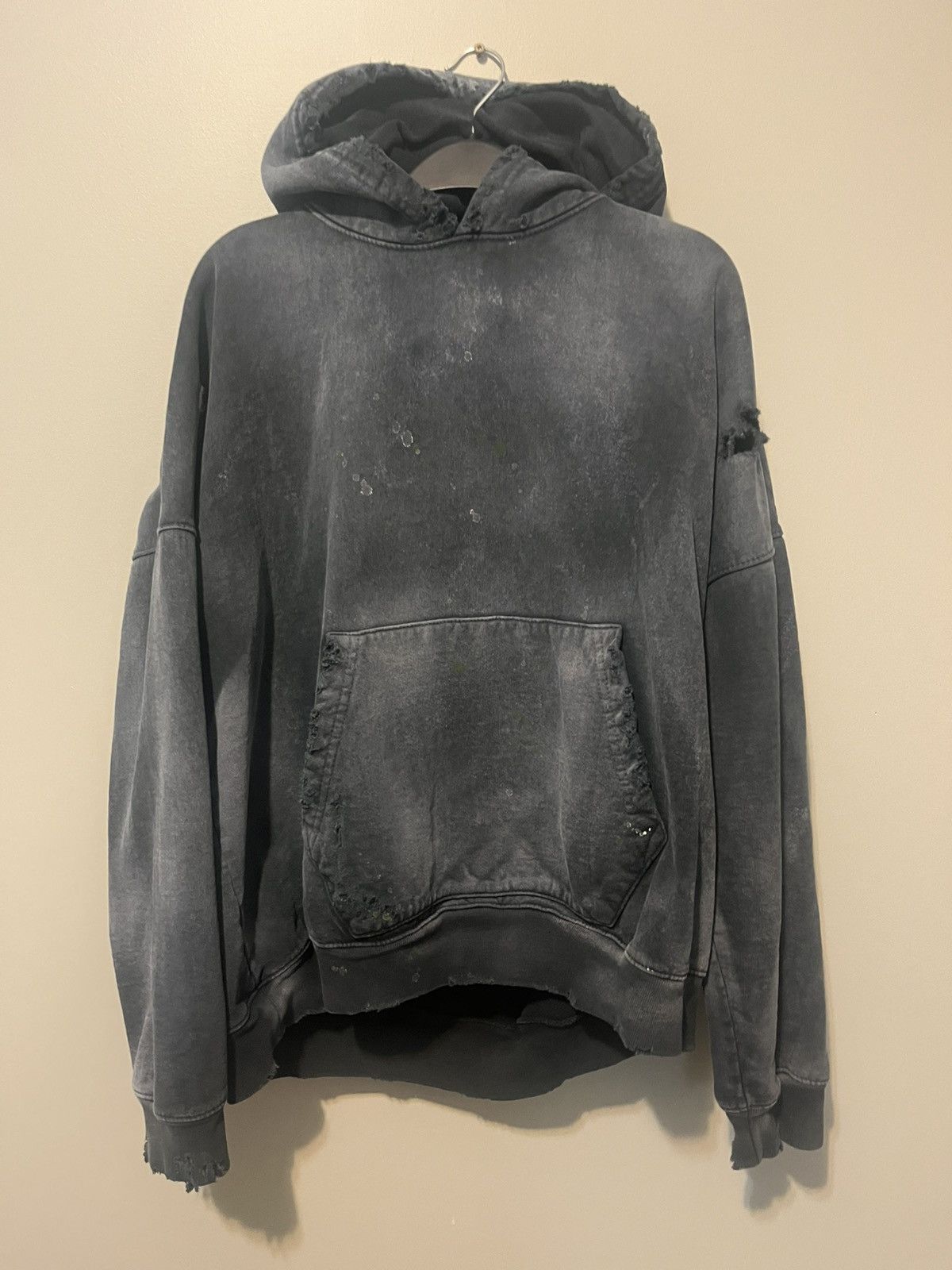 MOOJIMOOJIUS OVERSIZED ZIP UP HOODIE AGED BLACK | Grailed