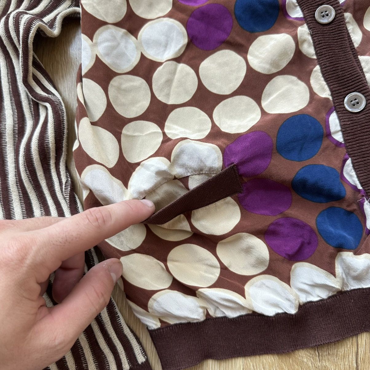 Marni Marni & H&M Silk & Cotton Twee Polka Dot Cardigan Size S / US 4 / IT 40 - 6 Thumbnail
