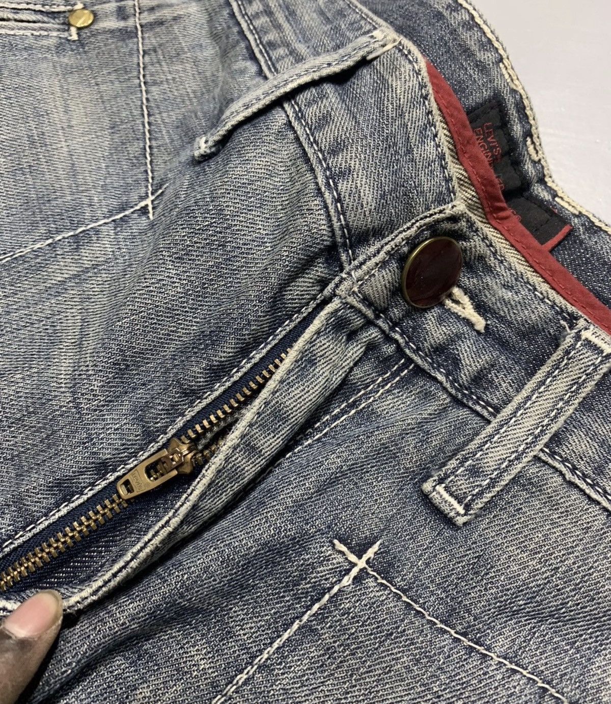 Levi's Vintage Levi’s engineer jeans denim Size US 32 / EU 48 - 6 Thumbnail