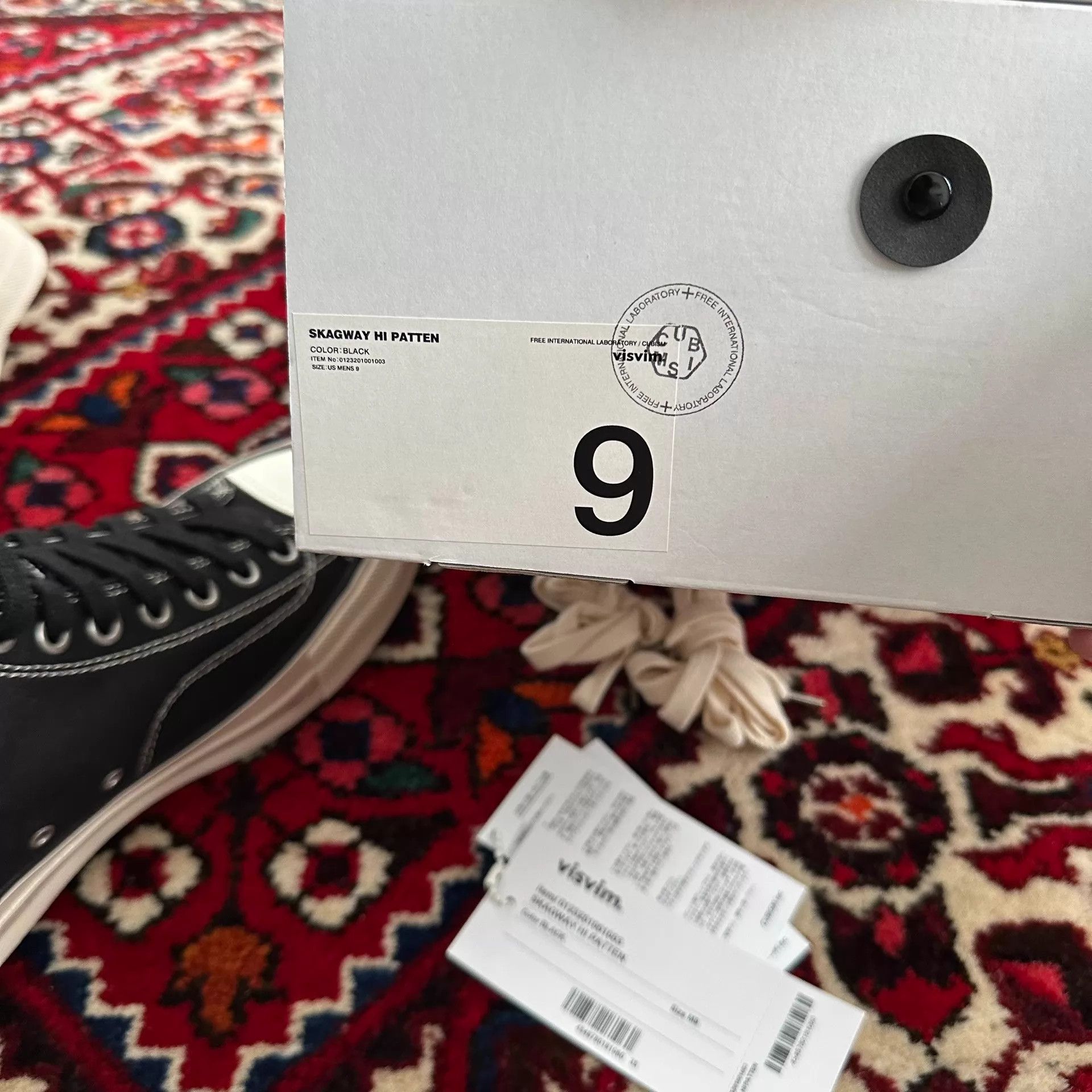 Visvim VISVIM 23AW SKAGWAY HI PATTEN 9 Canvas Hi-Top Size US 9 / EU 42 - 9 Thumbnail