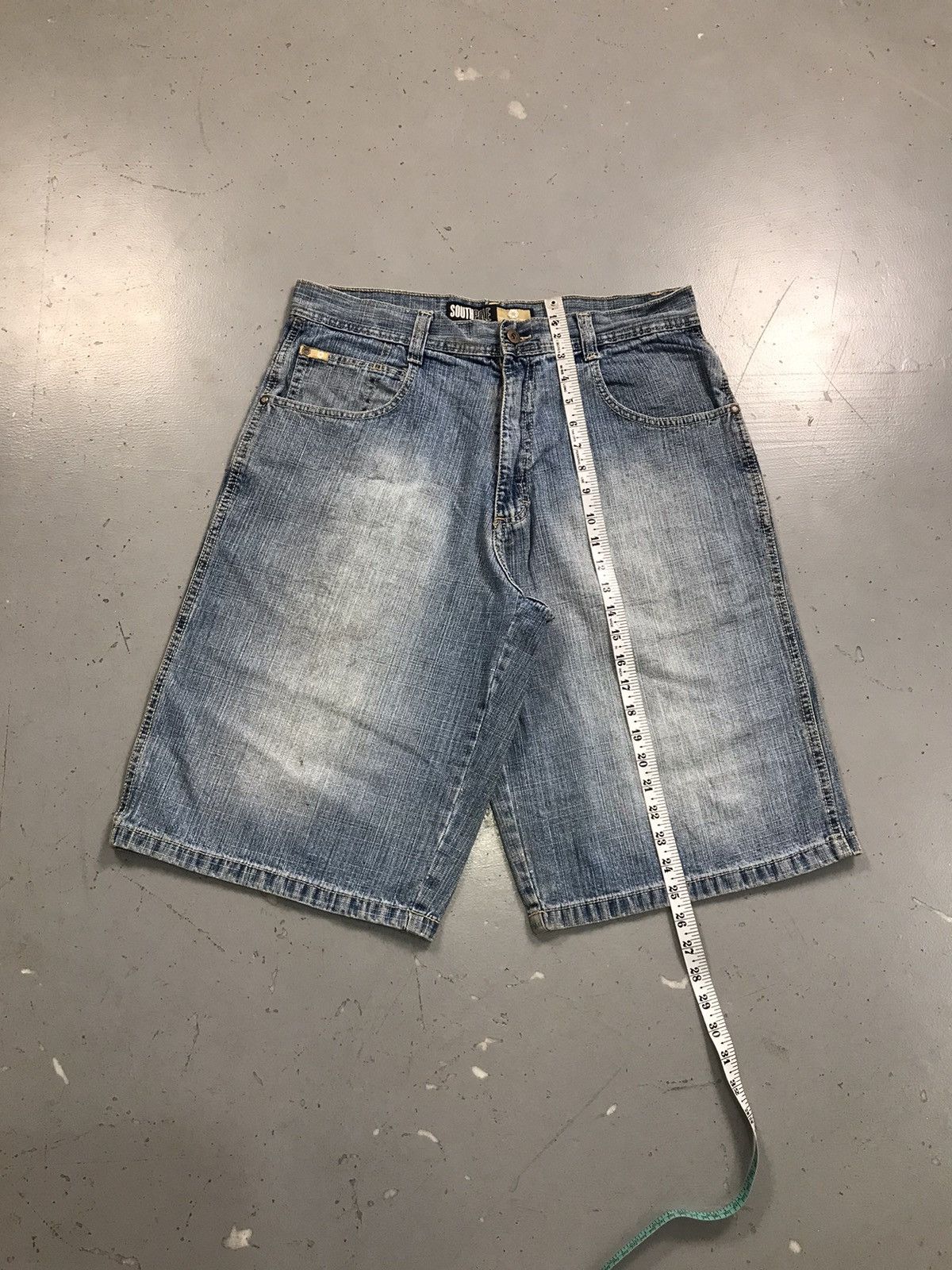 Southpole Vintage Southpole yellow tab skater denim jort Size US 35 - 4 Thumbnail