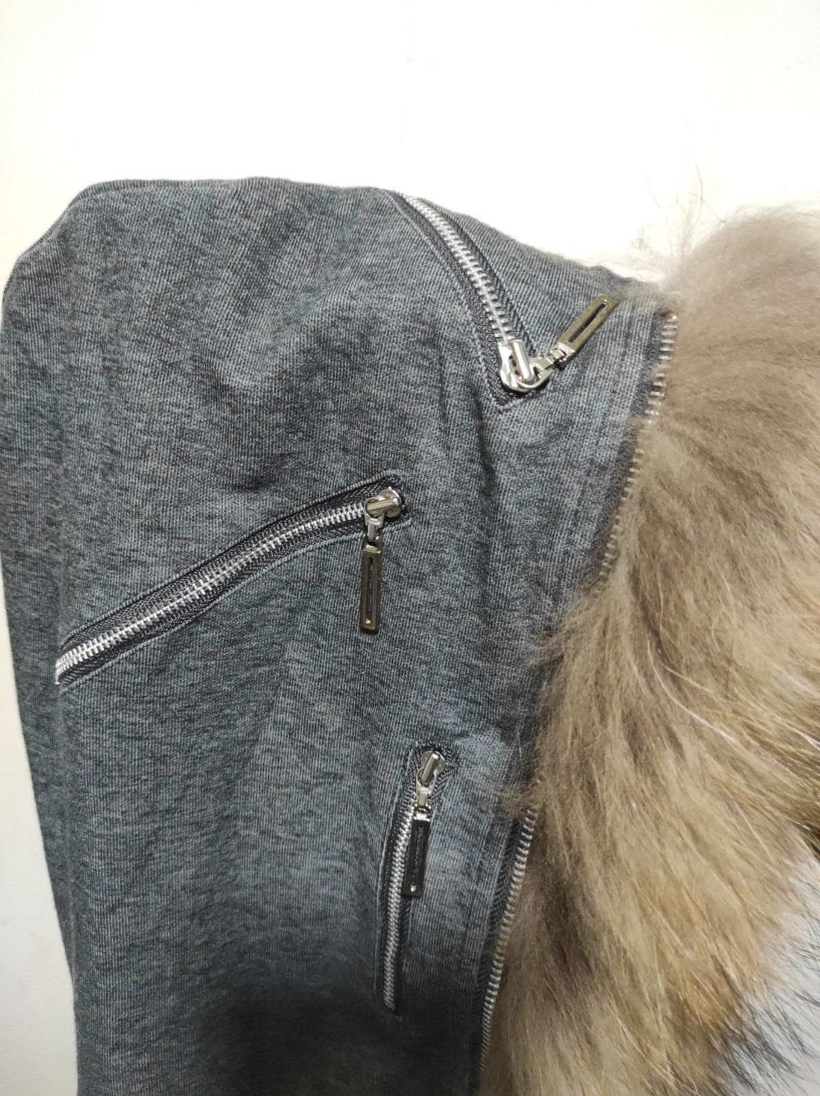 Japanese Brand Male & Co double multi zipper fur hoodie LGB style Size US M / EU 48-50 / 2 - 13 Thumbnail