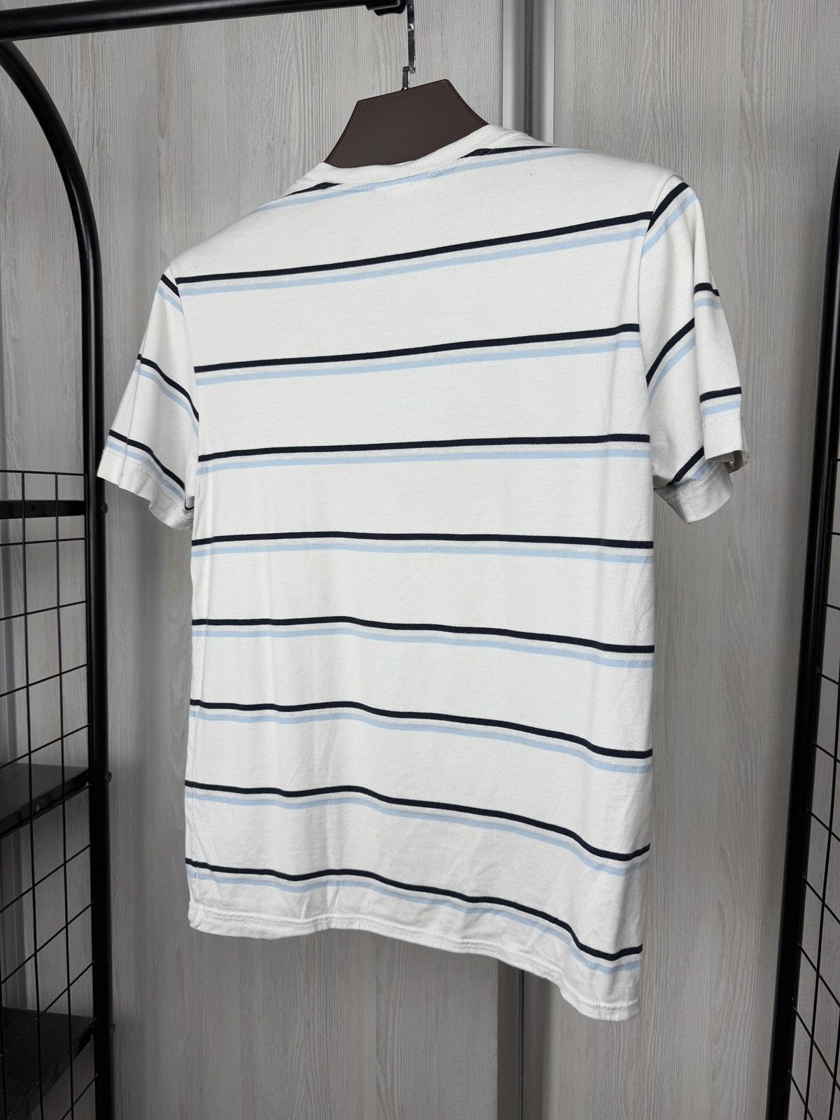 Lacoste Lacoste white striped cotton linen tee shirt size S Size US S / EU 44-46 / 1 - 7 Thumbnail