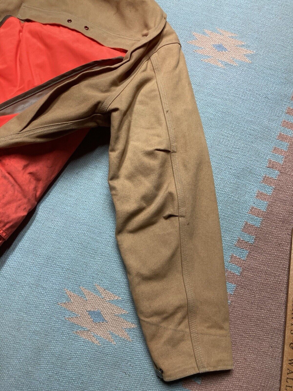 Carhartt × Vintage Vtg carhartt canvas jacket CB950 hunting coat hi vis blaze M Size US M / EU 48-50 / 2 - 10 Thumbnail