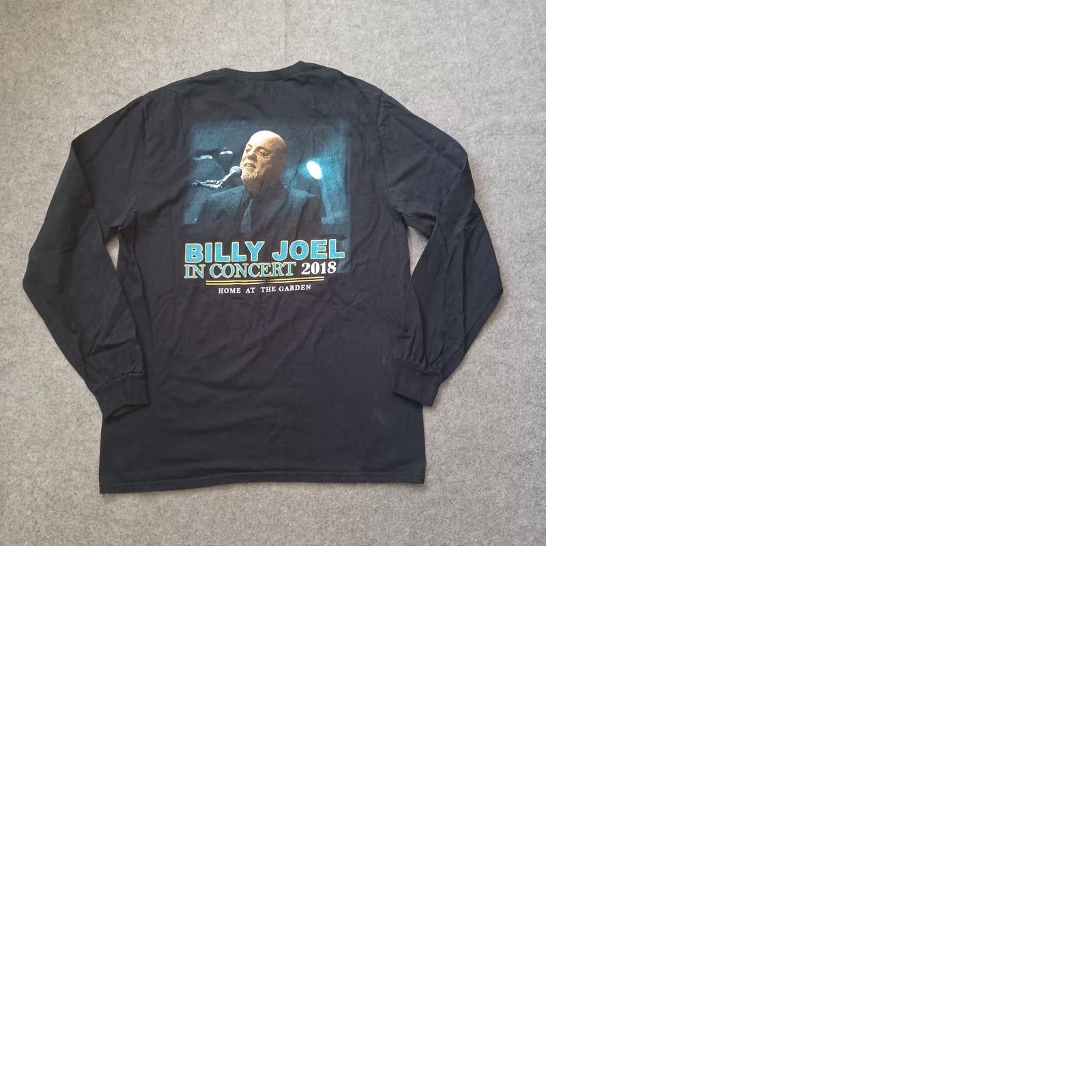 Fruit Of The Loom Billy Joel Shirt Mens L Black Concert 2018 Home At The Garden Long Sleeve T Size US L / EU 52-54 / 3 - 10 Thumbnail