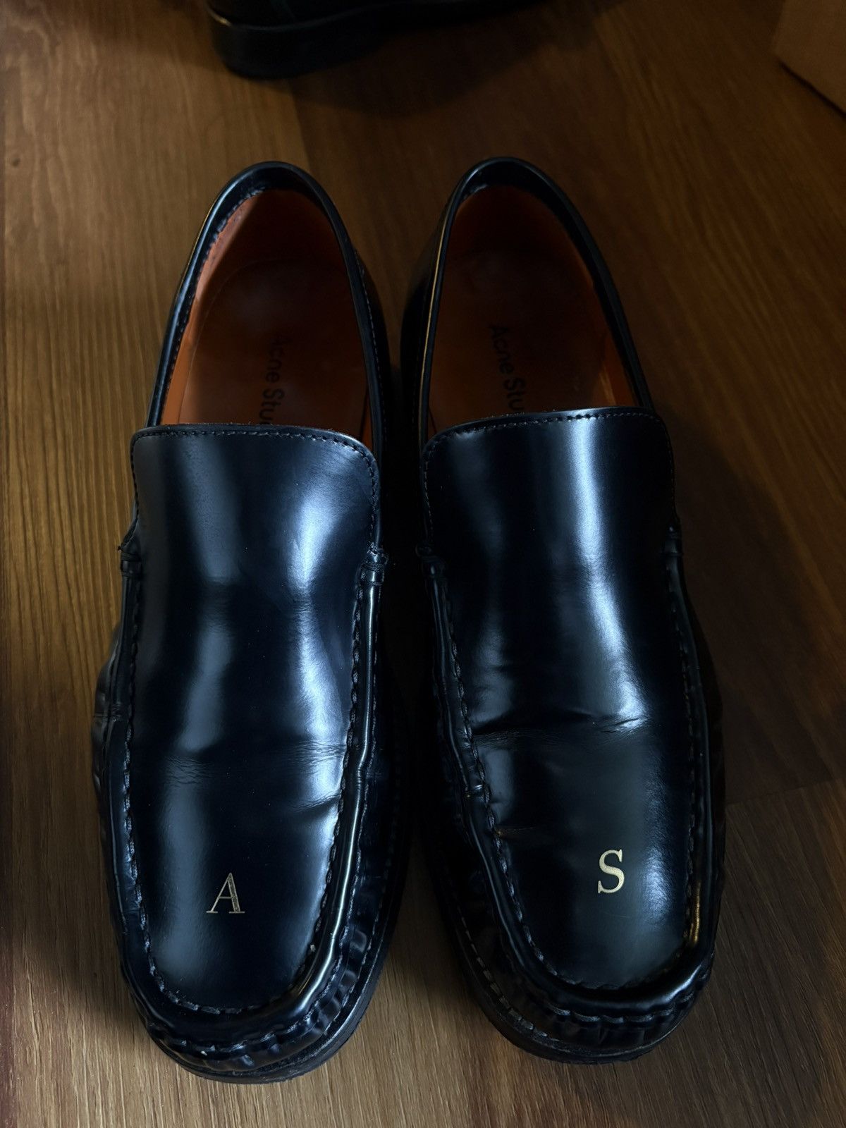Acne Studios Acne Studios Leather Loafers Black 41 Size US 8 / EU 41 - 2 Thumbnail