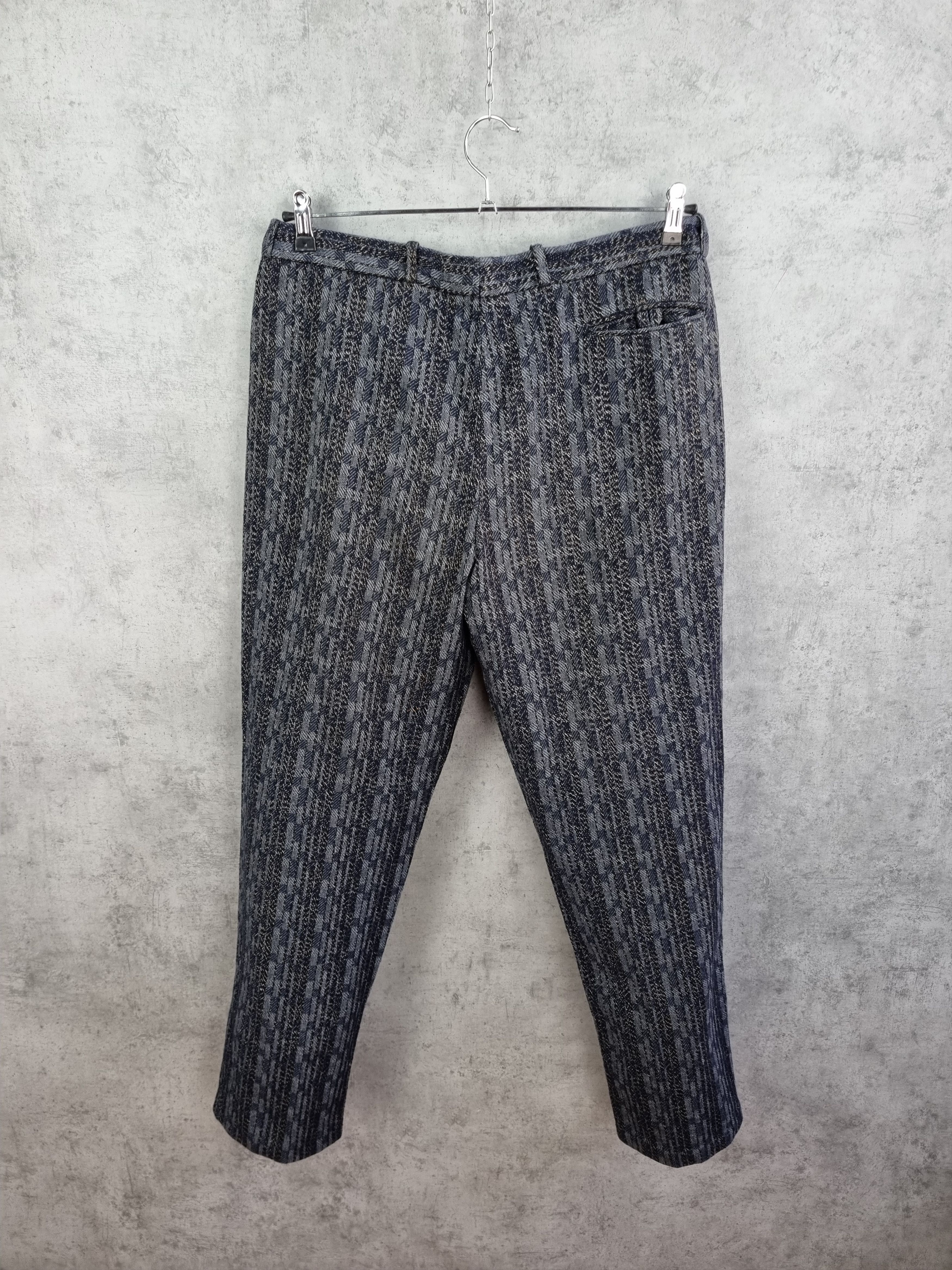 Seditionaries × Vintage 90s Unique Gorgeous Knitted Wool Pants Missoni Style Size US 33 - 4 Thumbnail