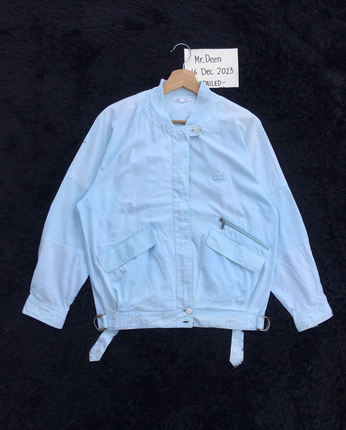 Courreges Rare Vintage Courreges Nylon Sweater Windbreaker Size US M / EU 48-50 / 2 - 1 Thumbnail