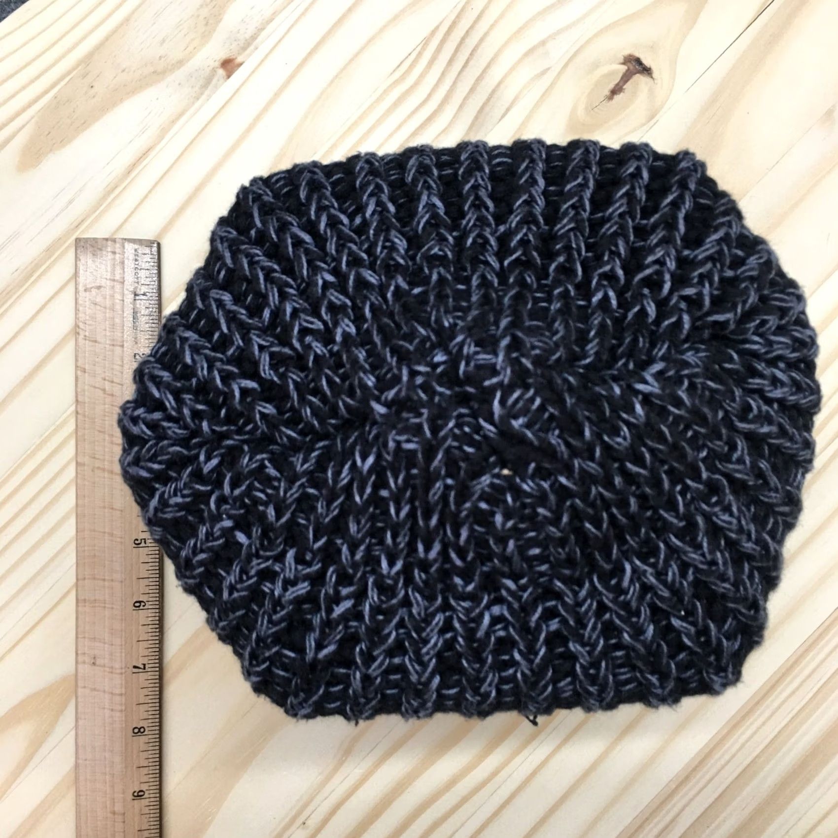 Vintage Love Your Melon Beanie Hat Mens Black One Size Adjustable Knitted Cuffed Winter Hat Size ONE SIZE - 3 Thumbnail
