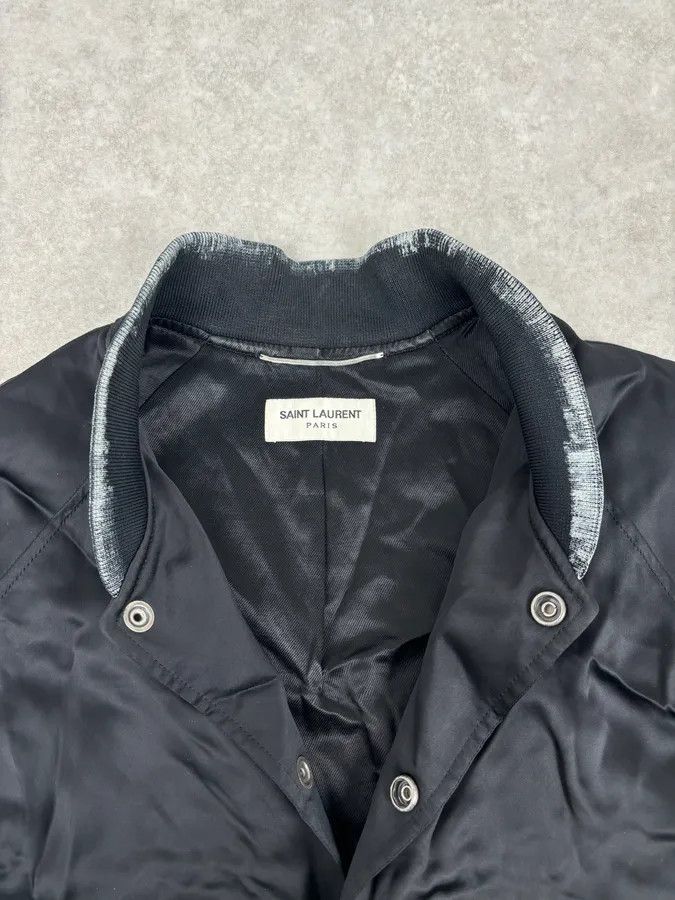 Saint Laurent Paris SS2017 Saint Laurent Moonrise Black Bomber Jacket Size US S / EU 44-46 / 1 - 7 Thumbnail