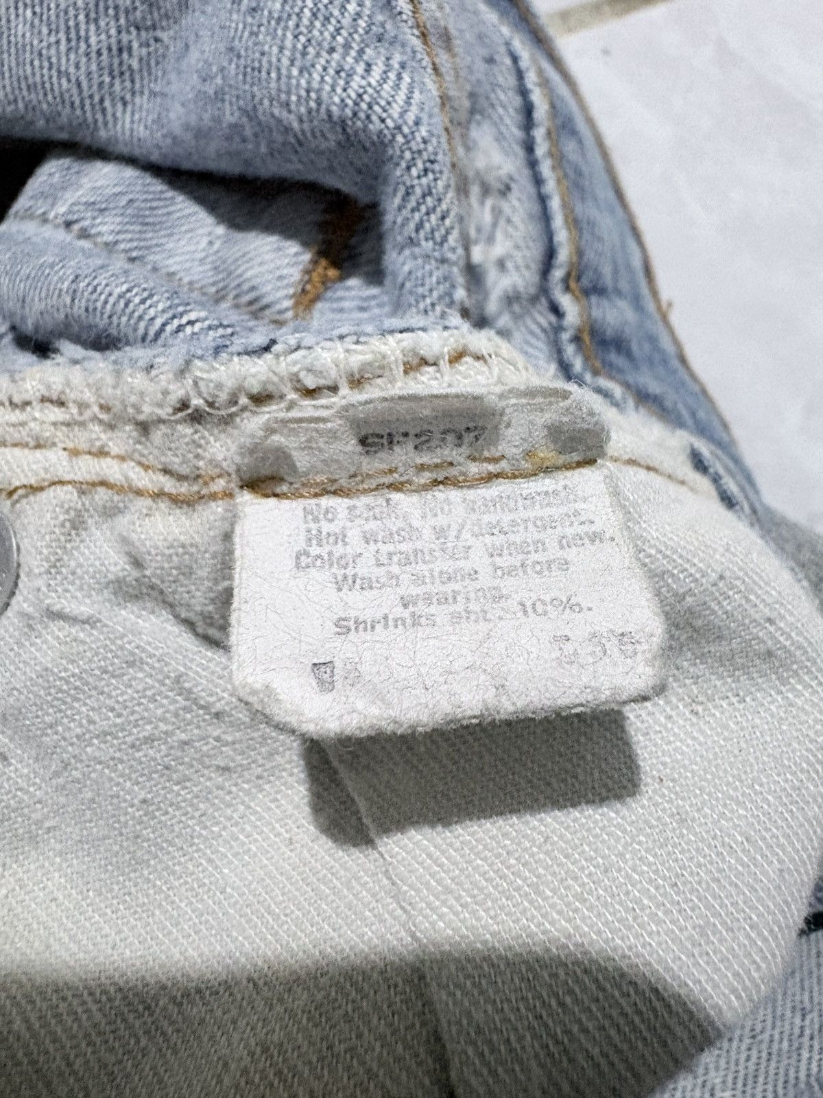 Levi's Vintage 1983 Levis 501 Distressed Denim Size US 30 / EU 46 - 8 Thumbnail