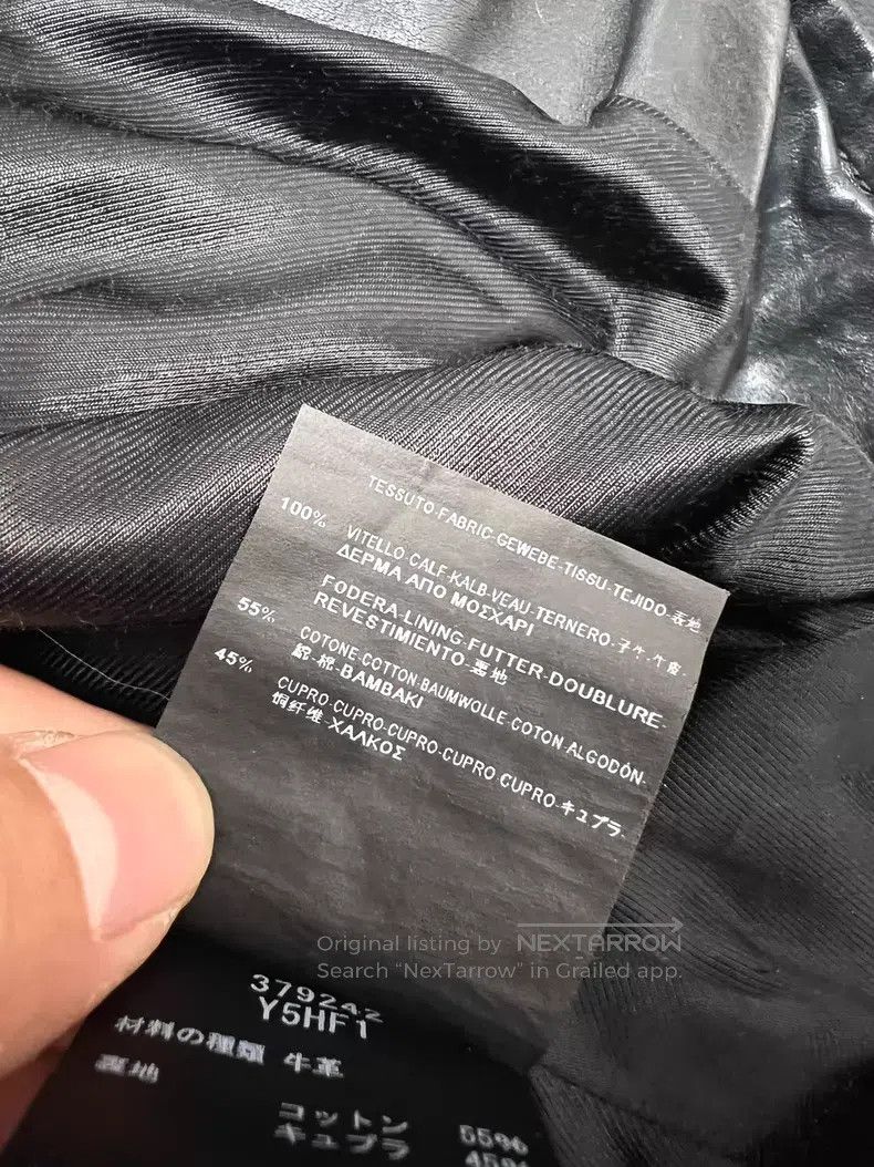 Saint Laurent Paris Saint Laurent Paris Motorcycle Leather Jacket Size US S / EU 44-46 / 1 - 7 Thumbnail