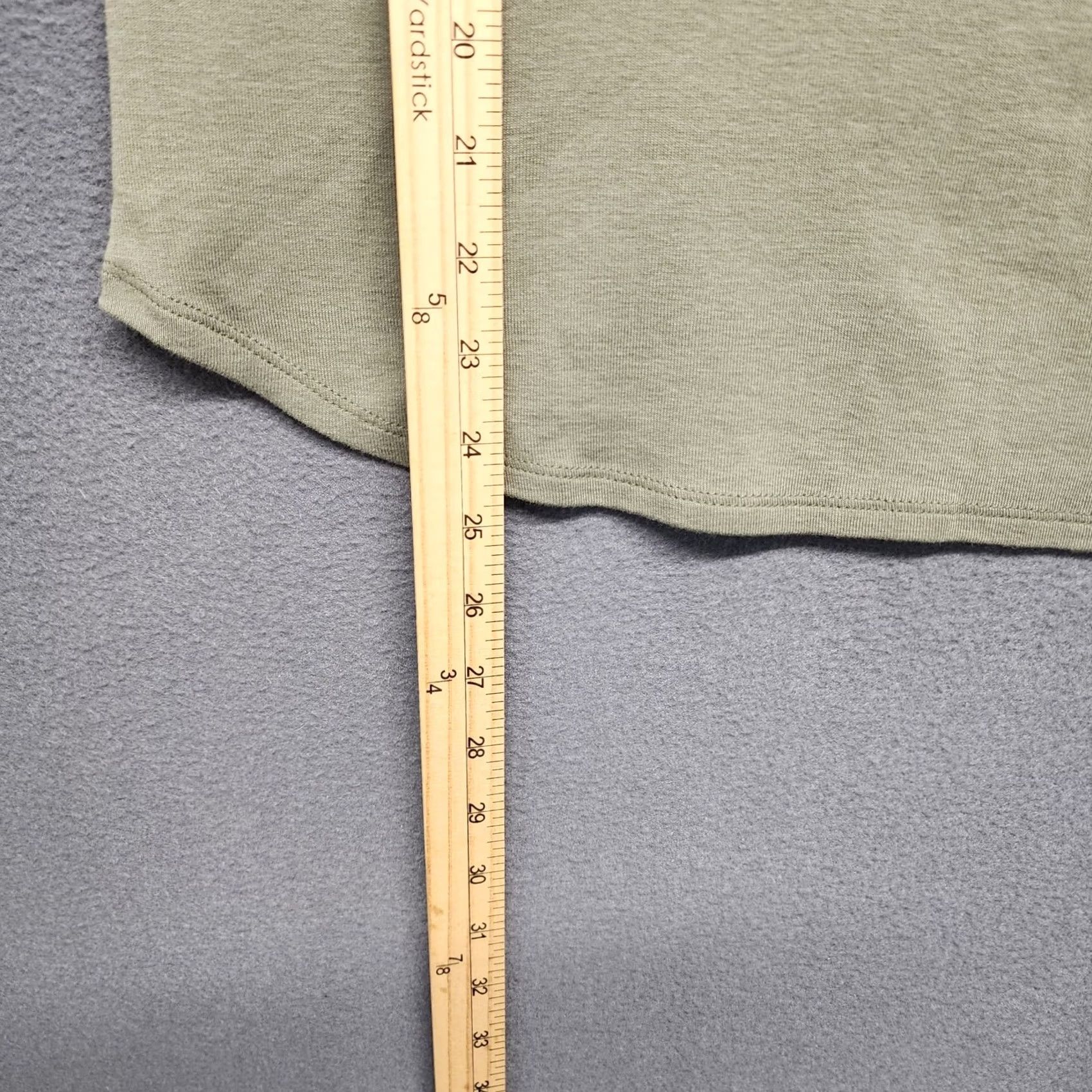 Vintage Chicos Tank Top The Ultimate Tee Womens M Green 100% Cotton Layering Tank Sleeveless Pullover SS/AMS Size M / US 6-8 / IT 42-44 - 4 Thumbnail
