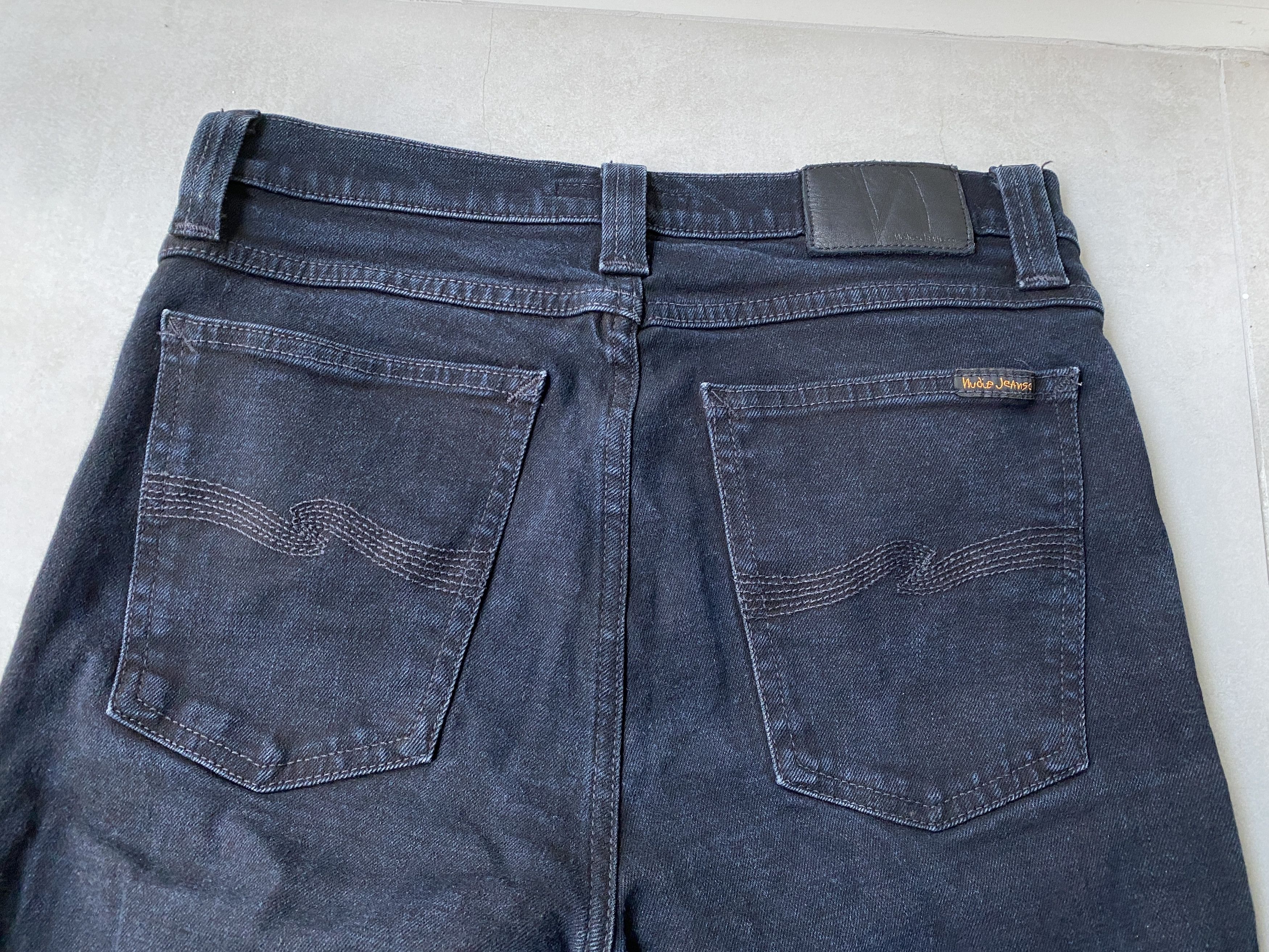 Nudie Jeans Nudie Jeans High Kai Org. Black denim jeans size W 30 L 34 Size US 30 / EU 46 - 2 Thumbnail