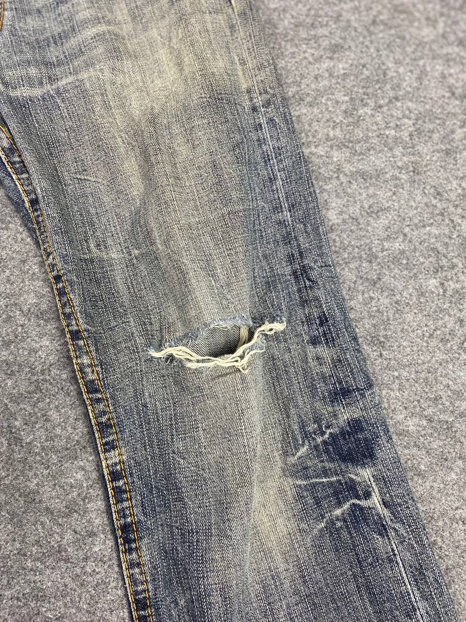 Japanese Brand vintage villand japanese brand distressed denim nice design Size US 34 / EU 50 - 8 Thumbnail