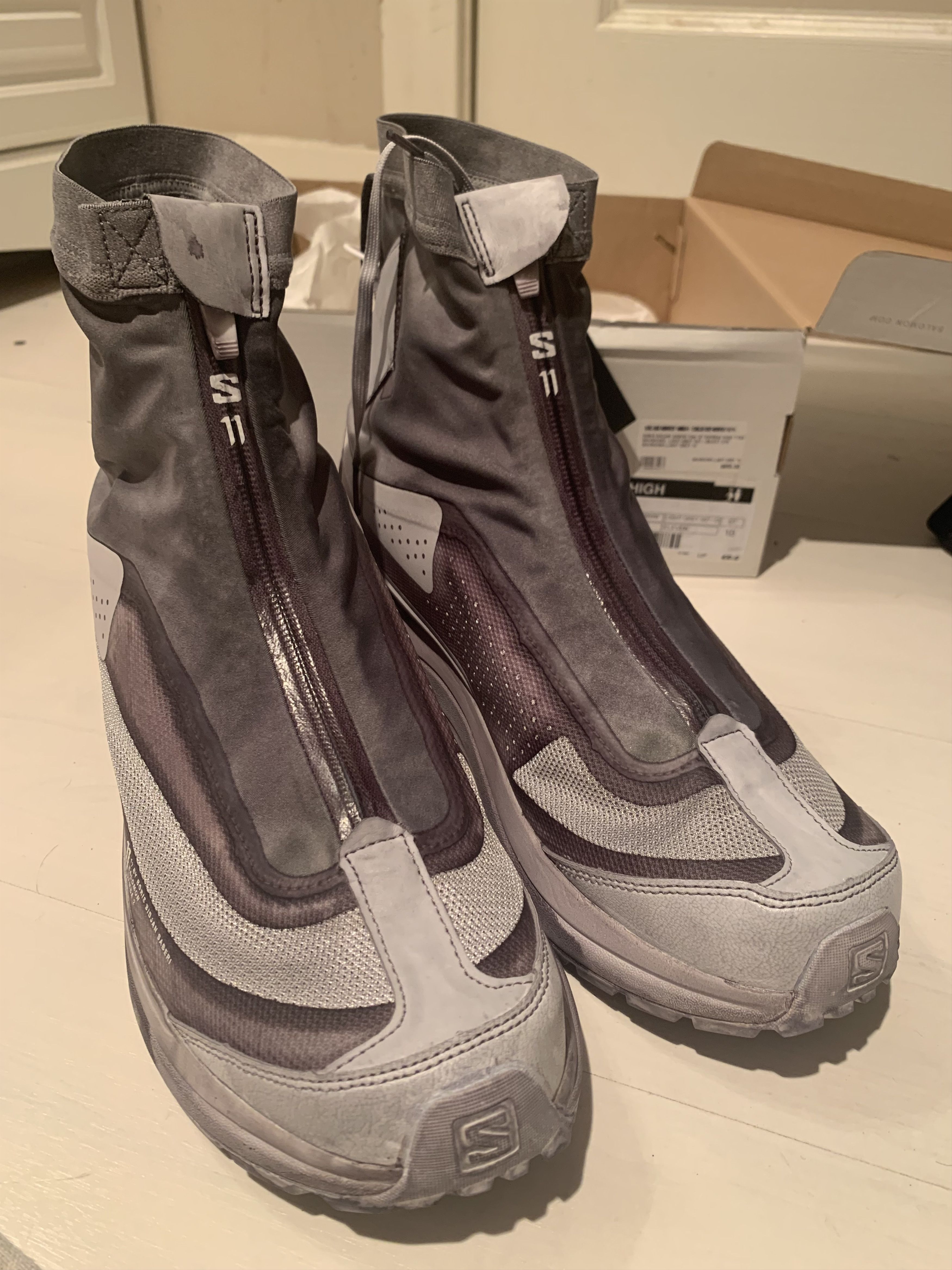 Salomon x 11bybbs Bamba 2 Object Dyed Light Gray