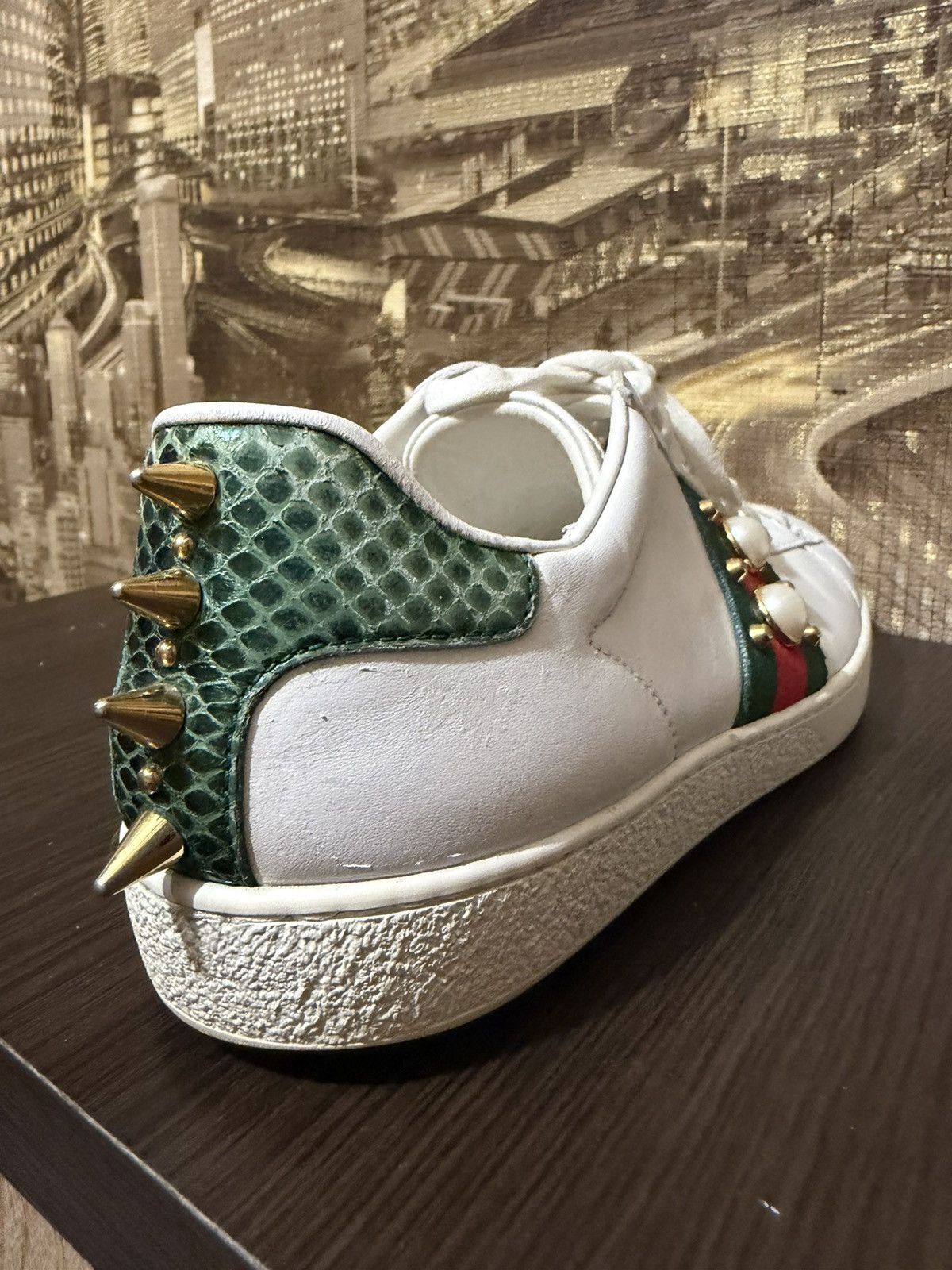 Gucci Gucci ACE Studded Pearl Size 35 1/2 Size US 5.5 / IT 35.5 - 14 Thumbnail