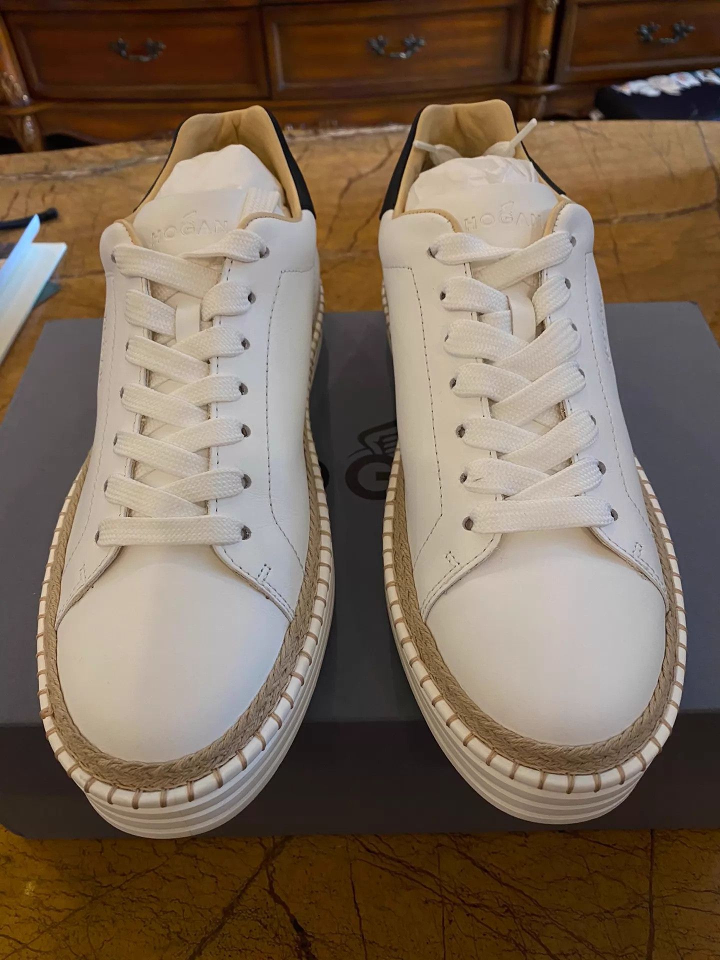 Hogan HOGAN White Dad Sneaker UK7 New Authentic Size US 8 / EU 41 - 1 Thumbnail